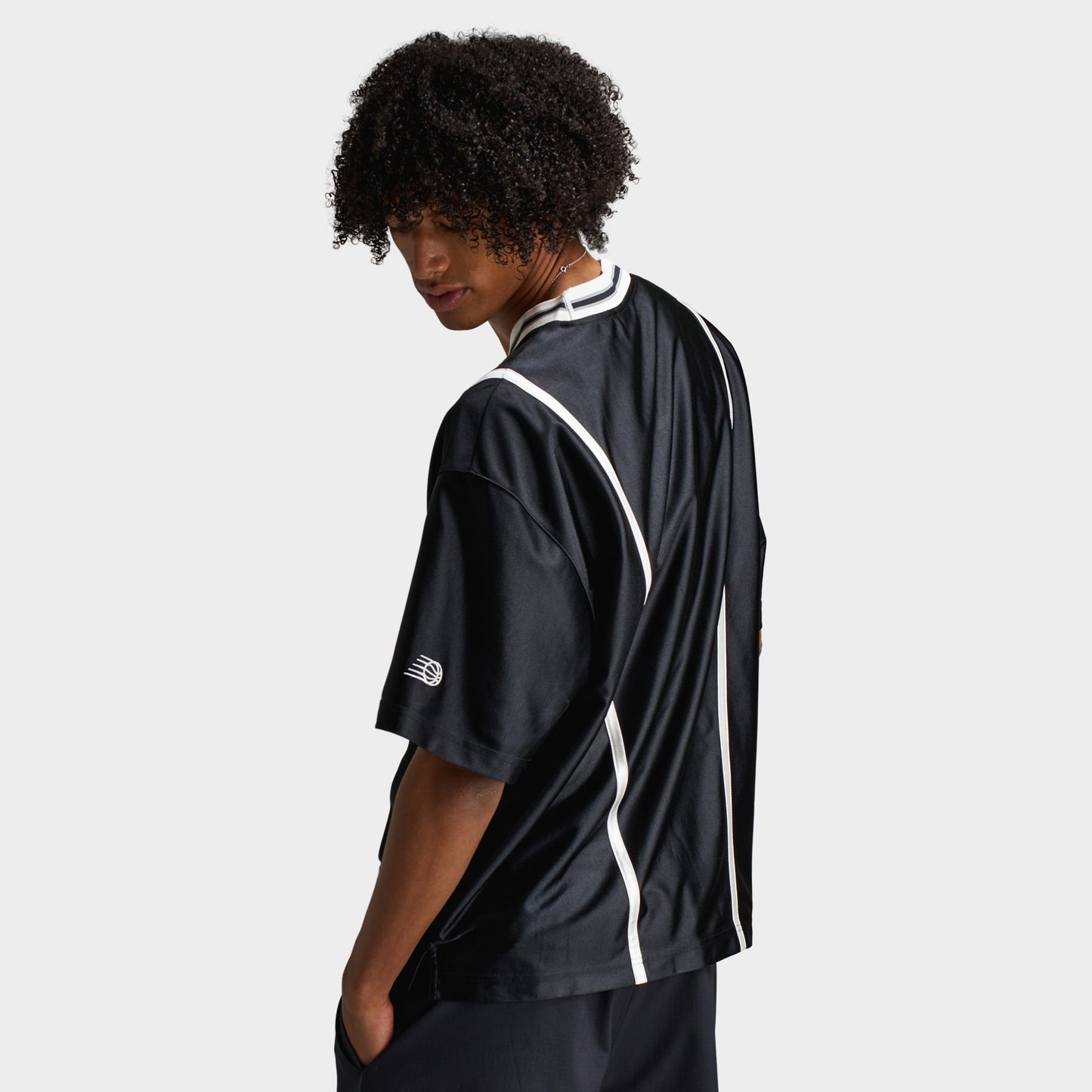 New Balance Hoops Short Sleeve Shooting Top / Black