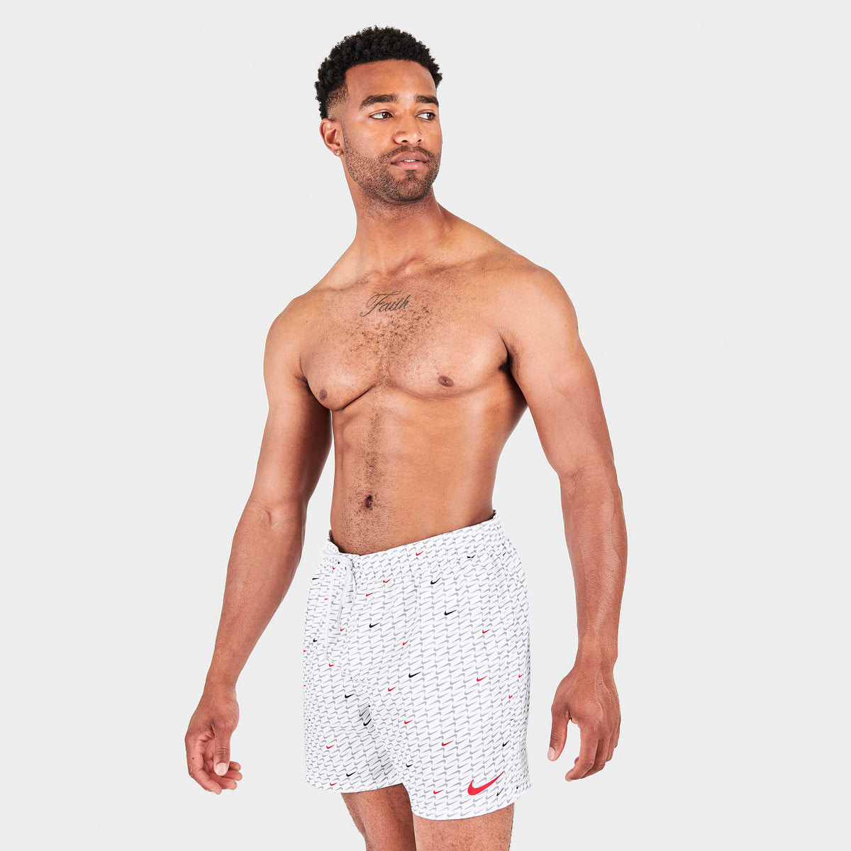 Nike swoosh clearance swim shorts