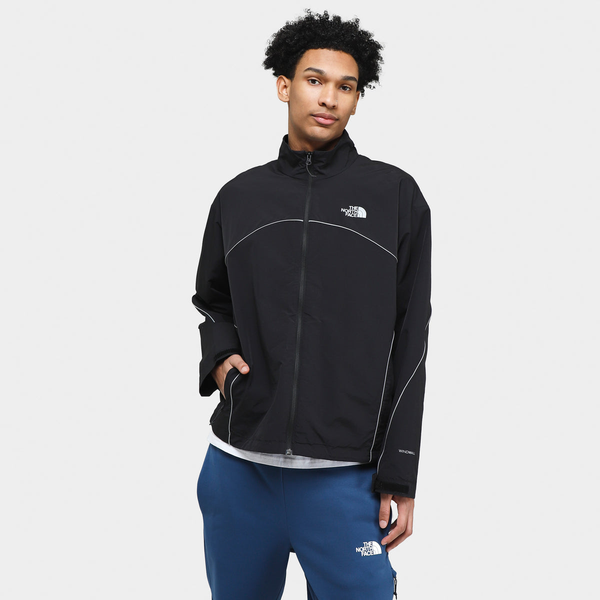 The North Face Tek Piping Wind Jacket / TNF Black | JD Sports