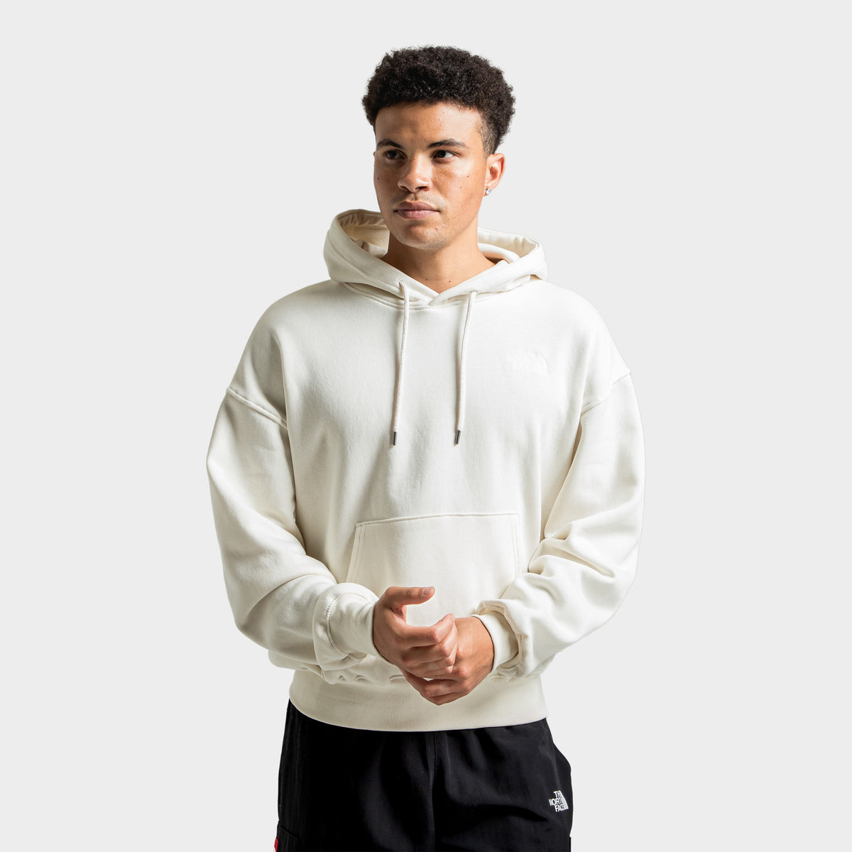 North face vintage white hoodie store
