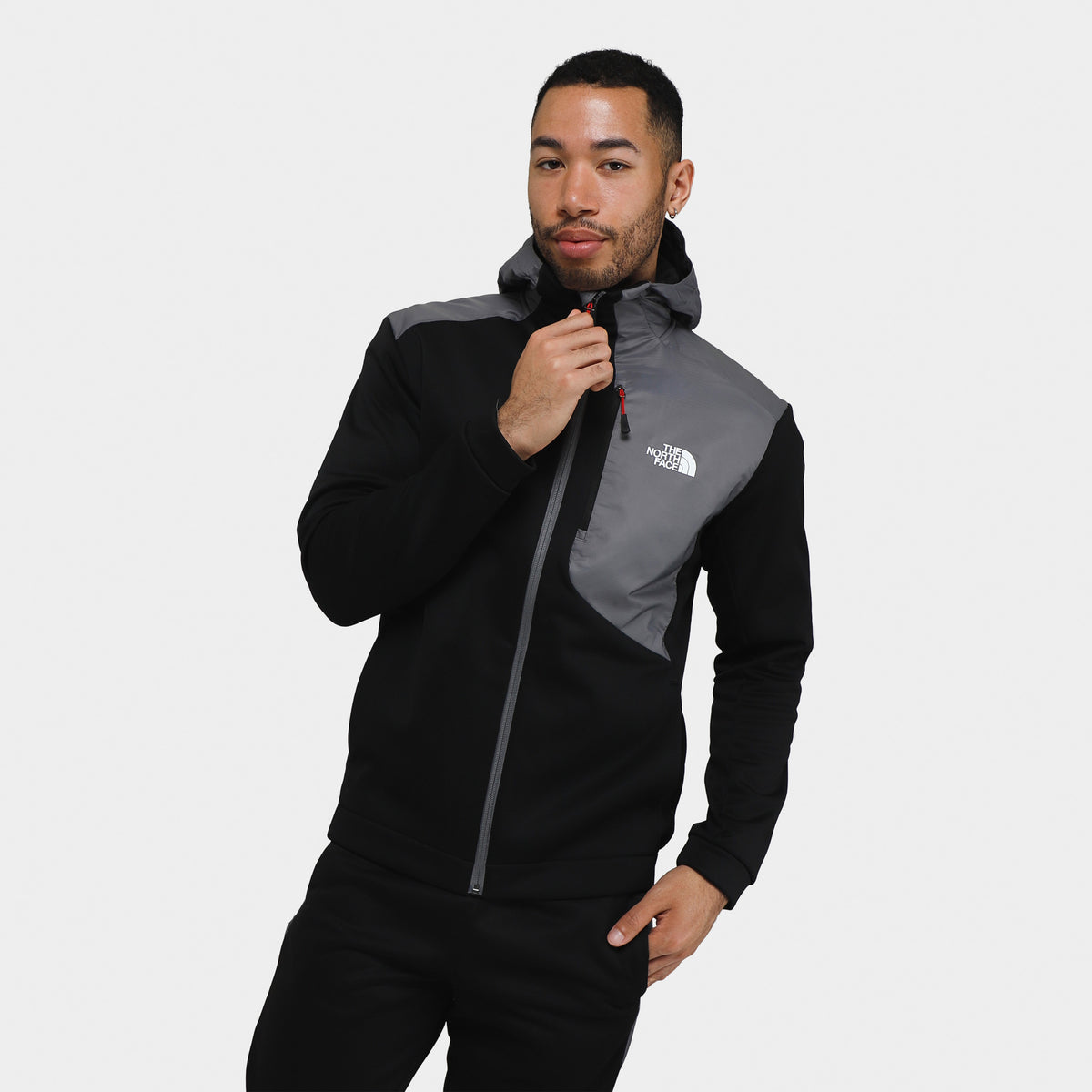 The north face black mittellegi half zip hoodie Clearance