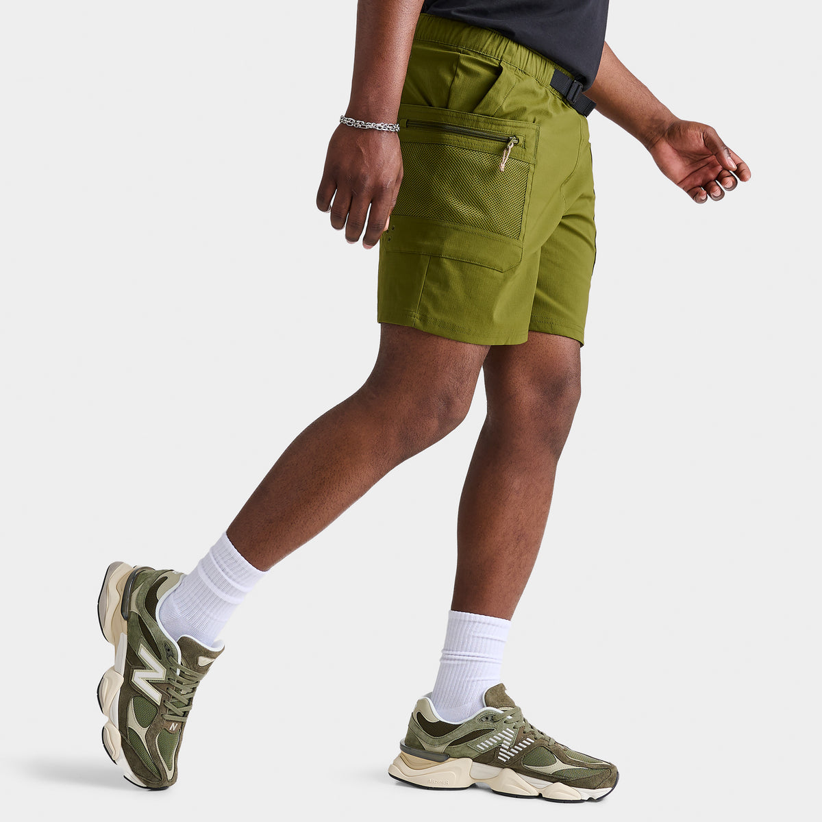 The North Face Class V Pathfinder Belted Shorts Forest Olive JD Sports