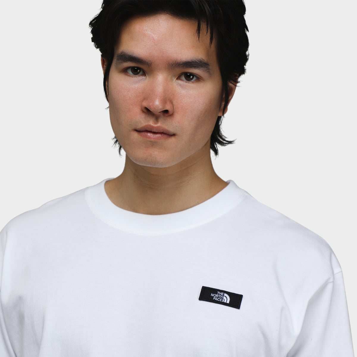 North face white t shirt best sale
