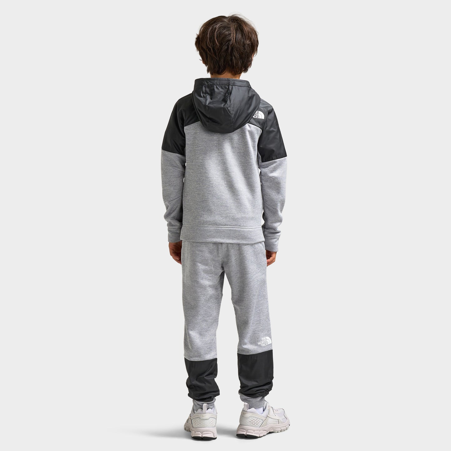 The North Face Junior's Mittellegi Full-Zip Fleece / Heather Grey