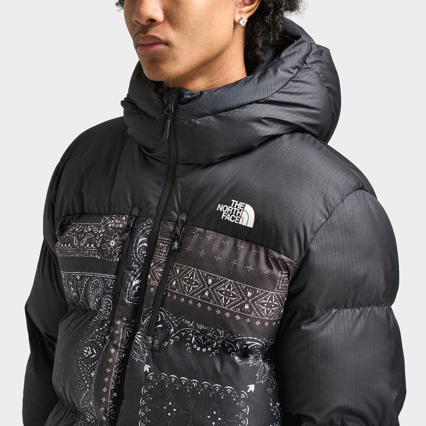 The North Face Kanaga Jacket TNF Black / Bandana Print