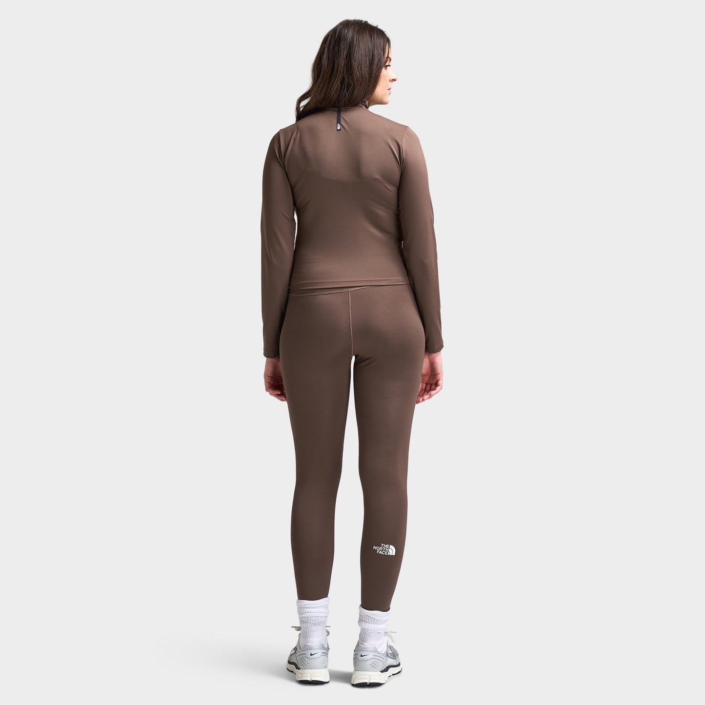 The North Face Women's Performance Simple Full-Zip / Smokey Brown