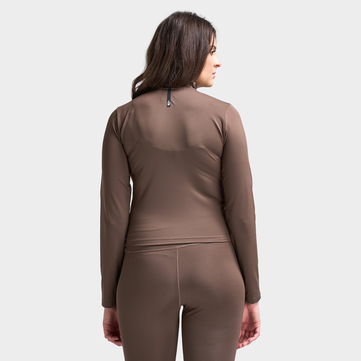The North Face Women's Performance Simple Full-Zip / Smokey Brown