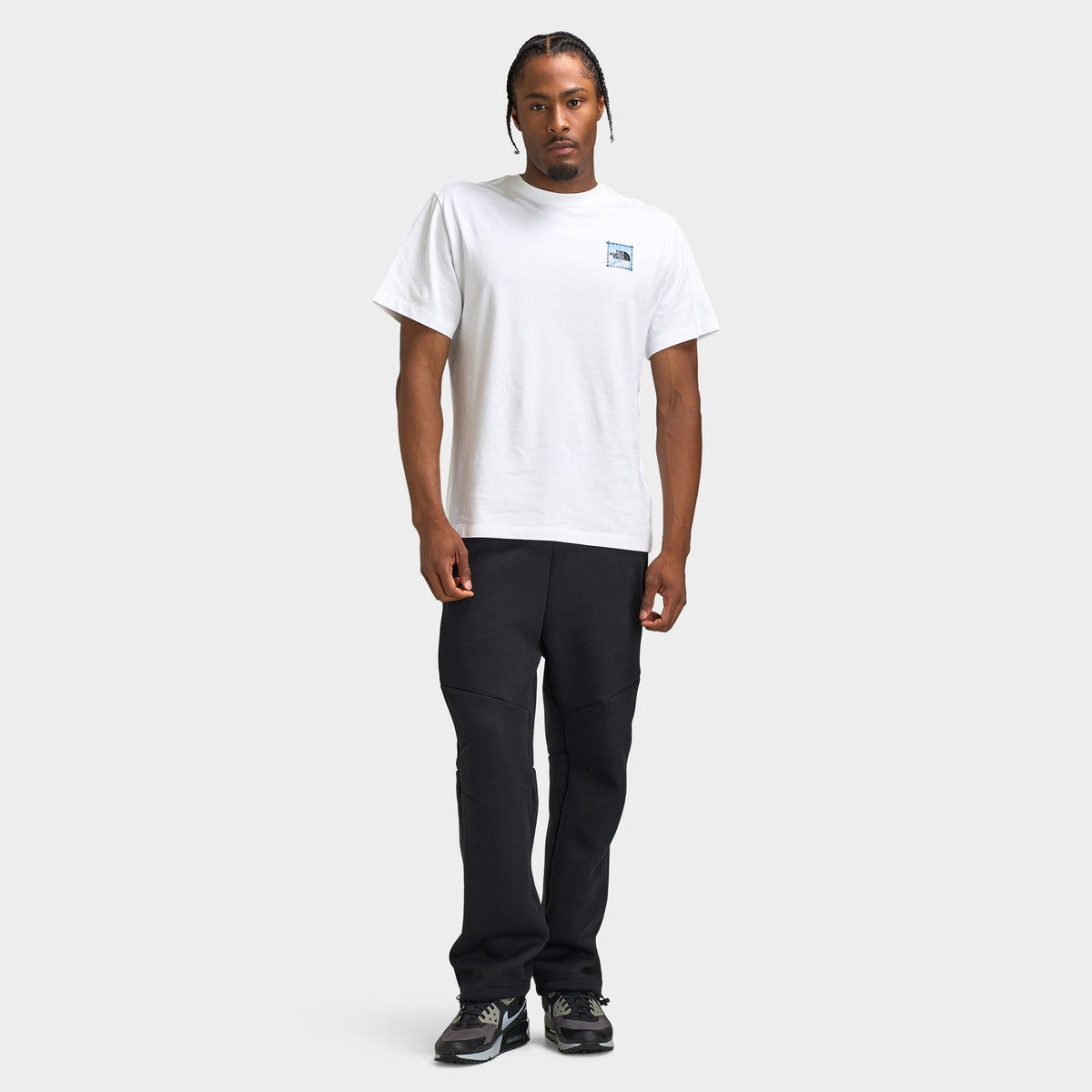 The North Face Stitch Box Relaxed T-Shirt / White