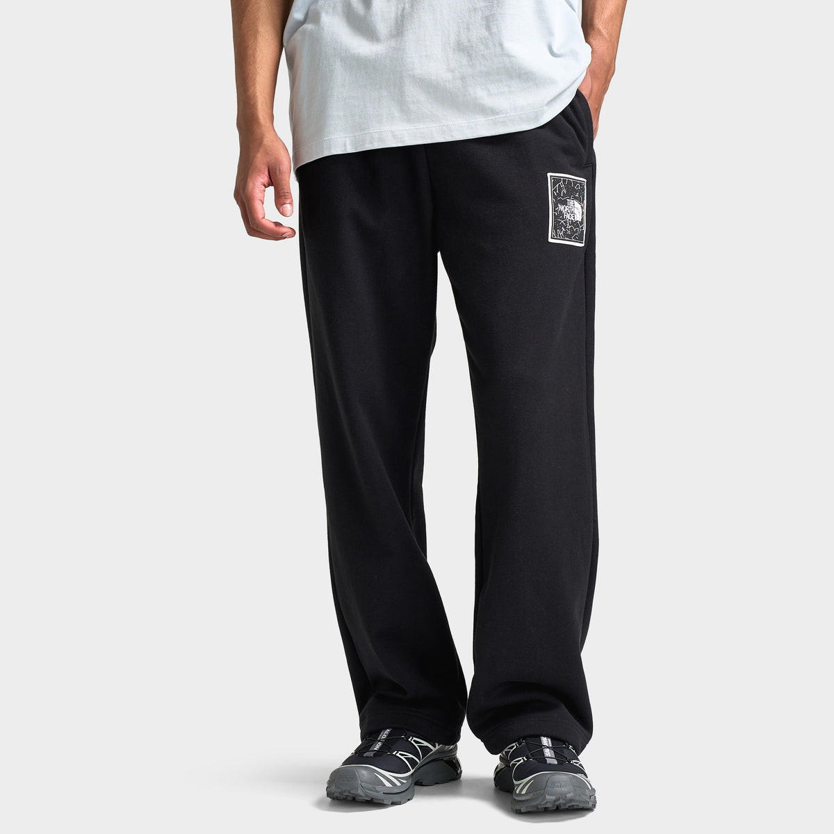 The North Face Astro Logo Pantalon Jogging Ample à Ourlet Ouvert / Noir
