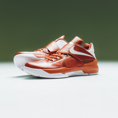 Nike KD 4 Retro Texas PE "Desert Orange / White" shoe. Shop Nike now at JD Sports.
