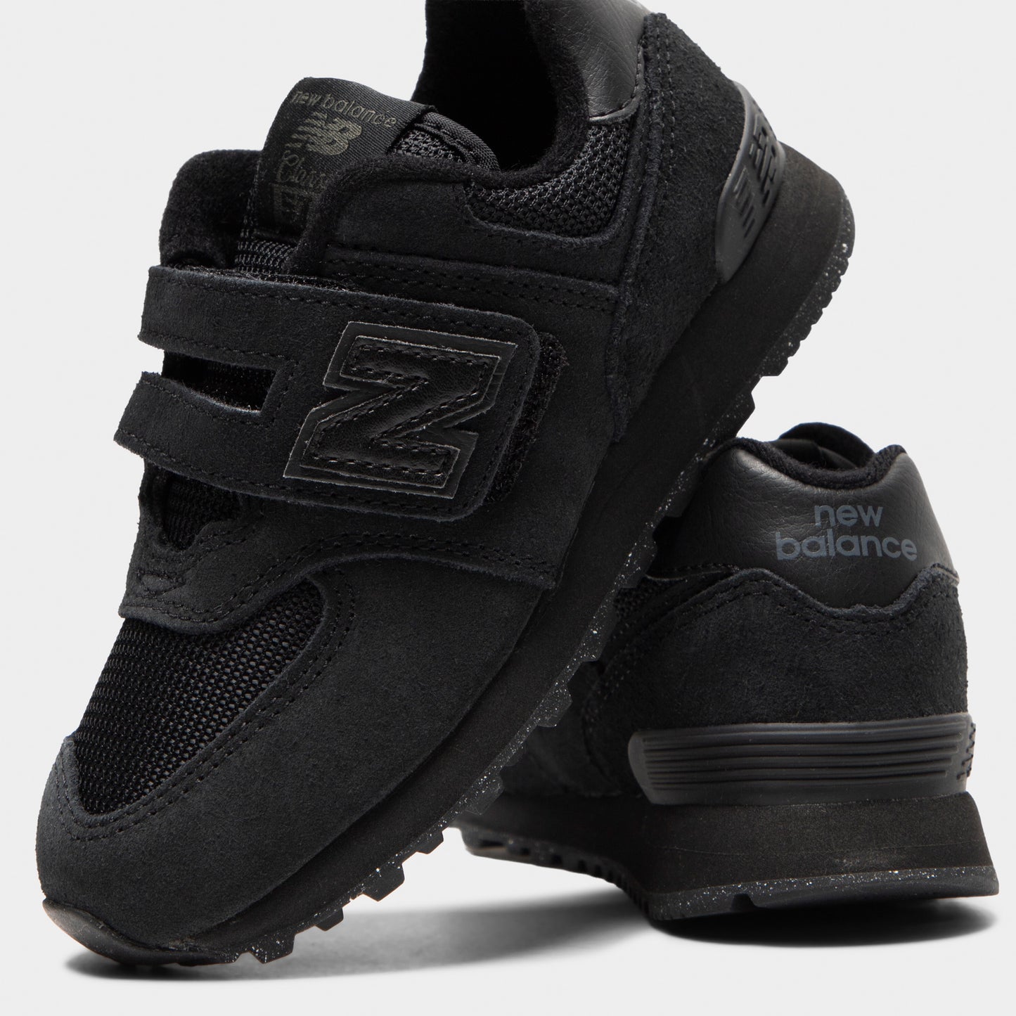 New Balance Children's 574 Black / Black