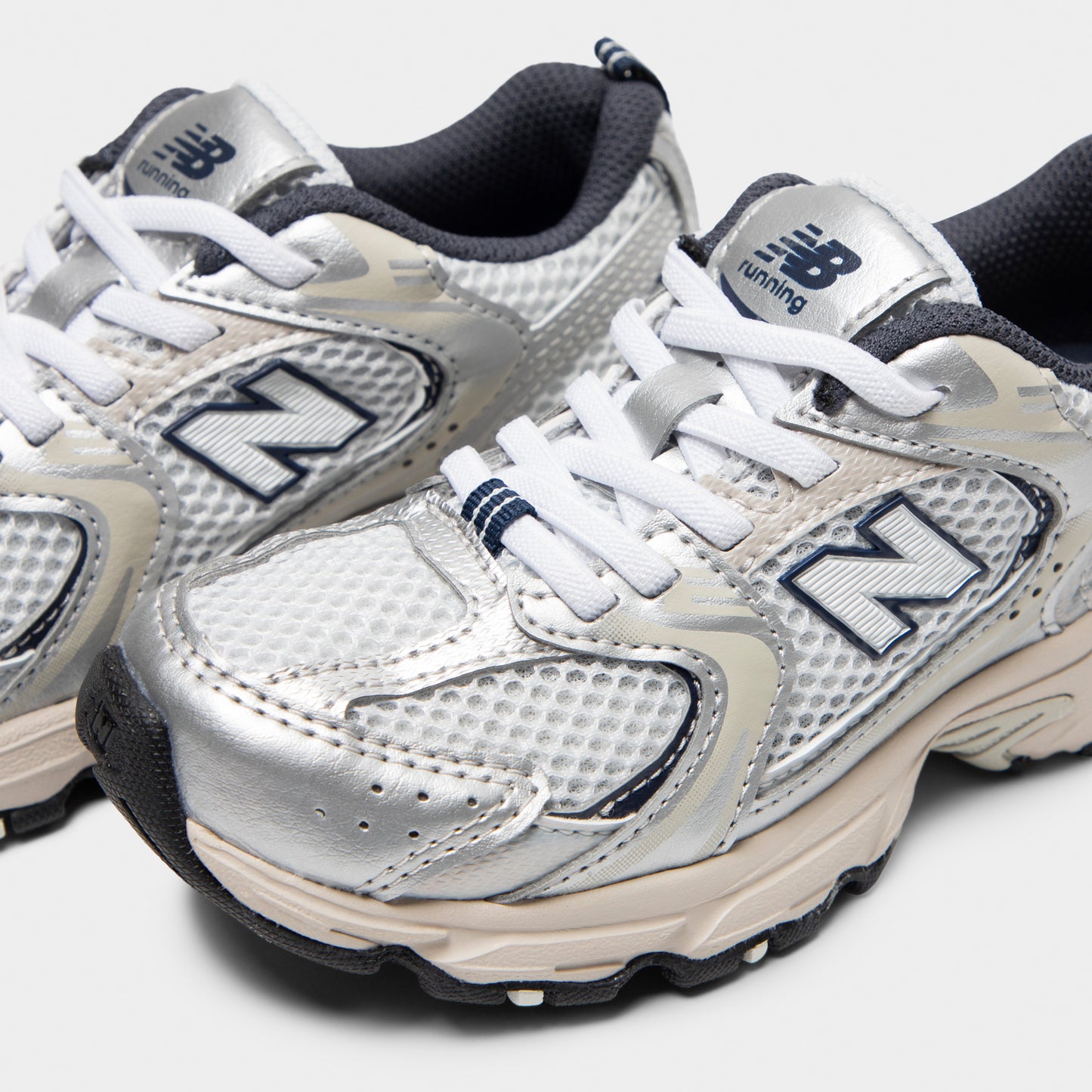 New Balance Children's 530 Summer Fog / Nimbus Cloud - NB Navy