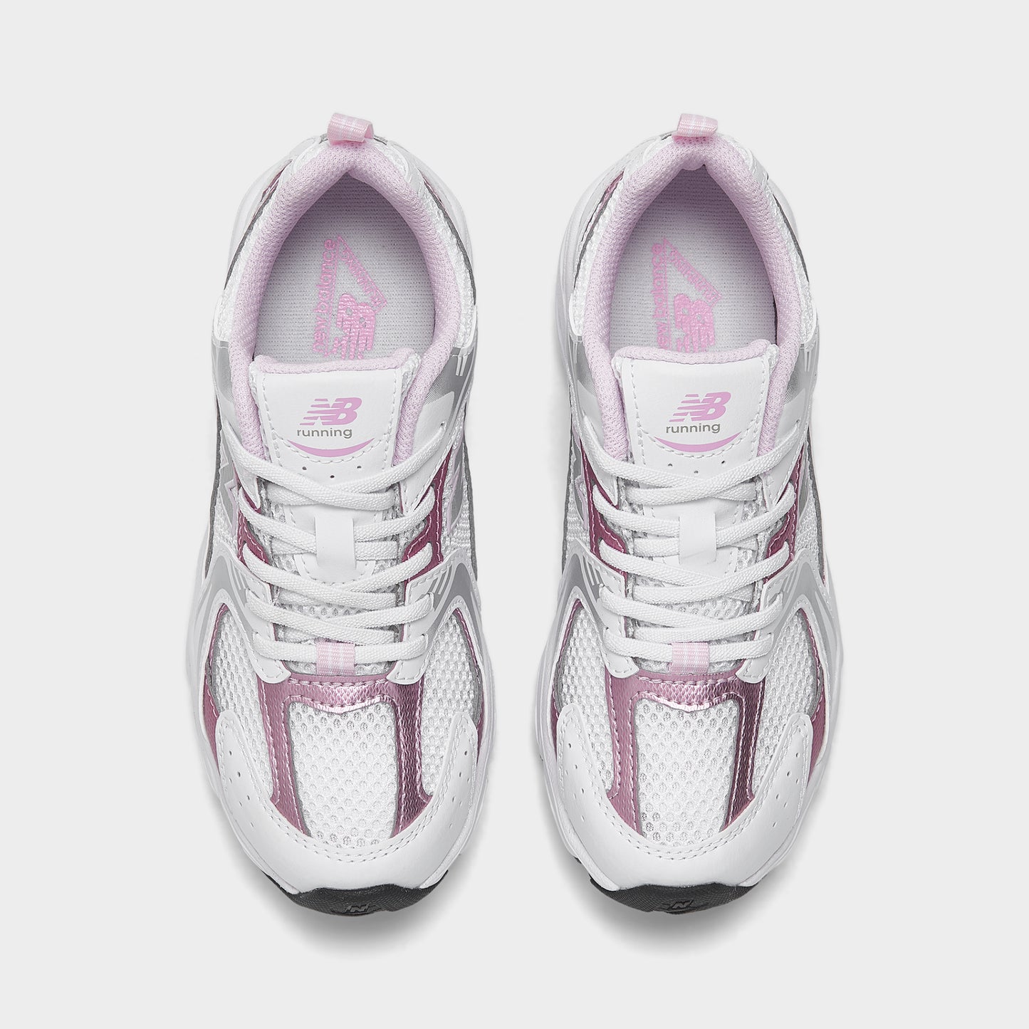 New Balance Enfants 530 Blanc / Rose Sucre