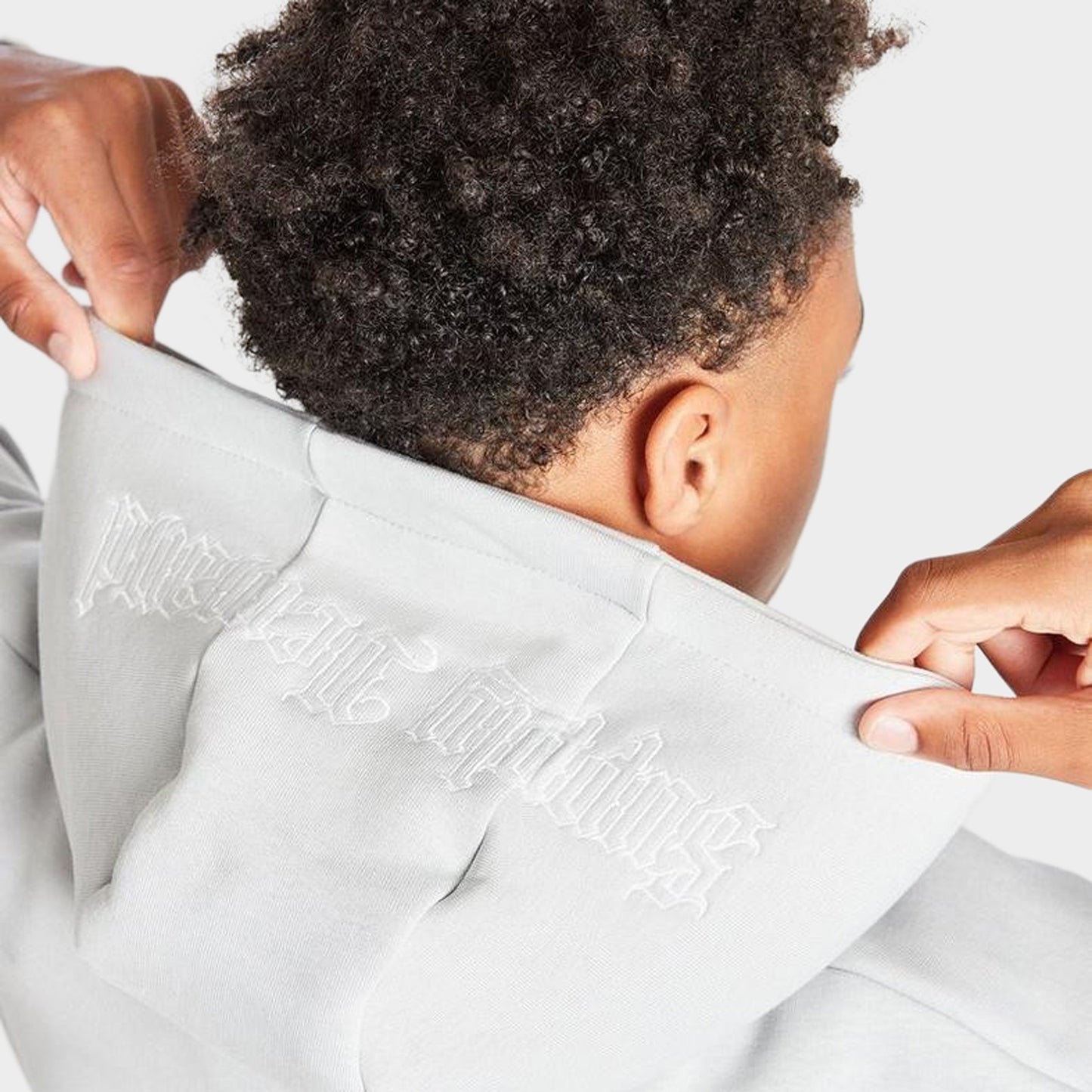 Supply & Demand Juniors' Vito Pullover Hoodie / Light Grey