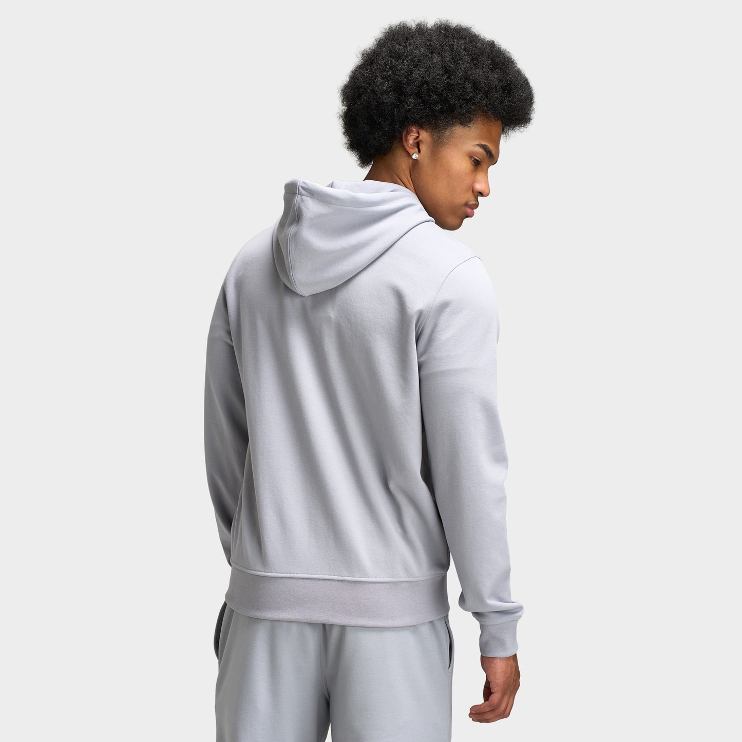 Lacoste Double Knit Full-Zip Sweater / Grey