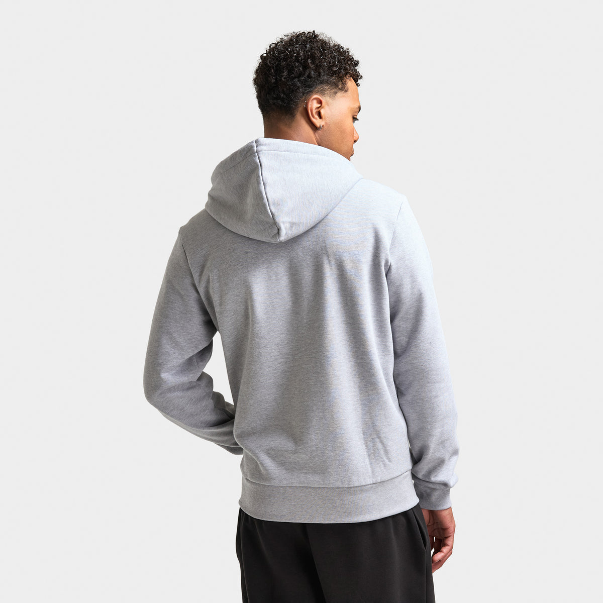 Lacoste Long Sleeve Solid Full Zip Sweatshirt Silver Chine