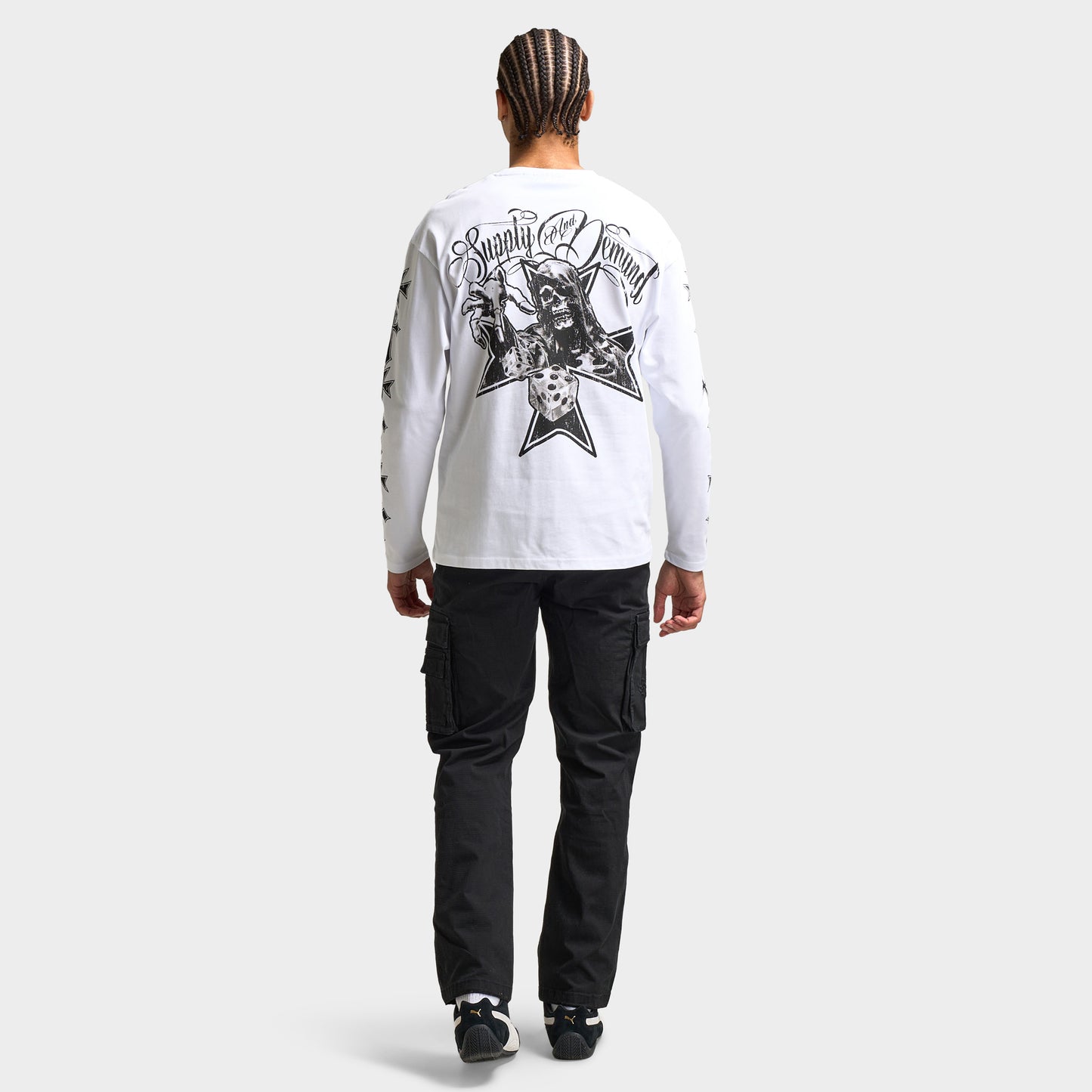 Supply & Demand Chance Long Sleeve T-shirt / Optic White