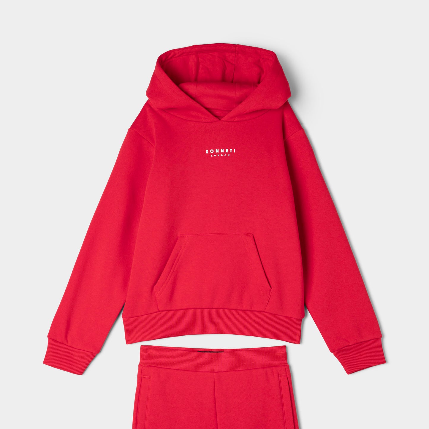 Sonneti Childrens' London Hoodie Set / Red