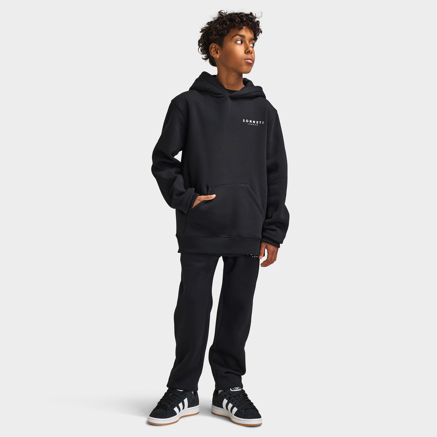 Sonneti Junior London 2.0 Chandail à Capuchon / Noir Véritable