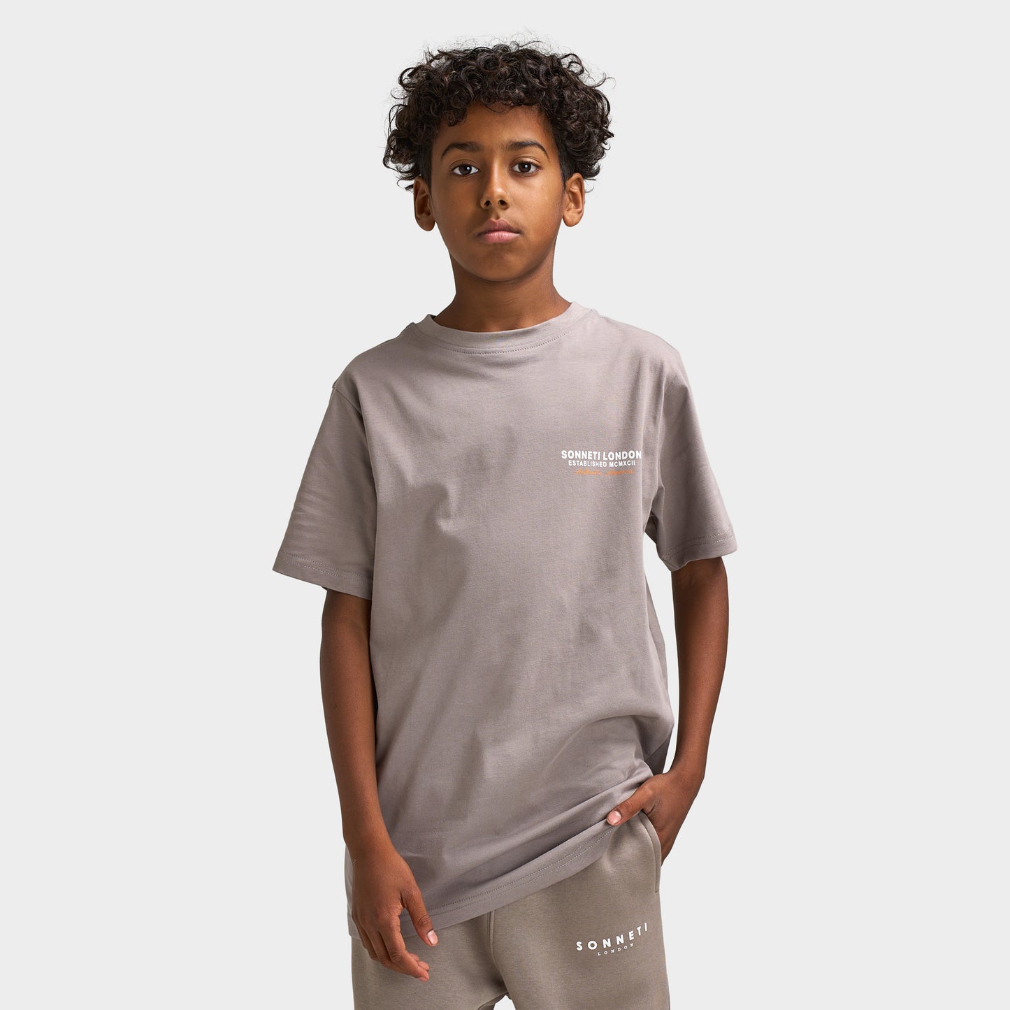 Sonneti Juniors' Staple T-Shirt / Driftwood