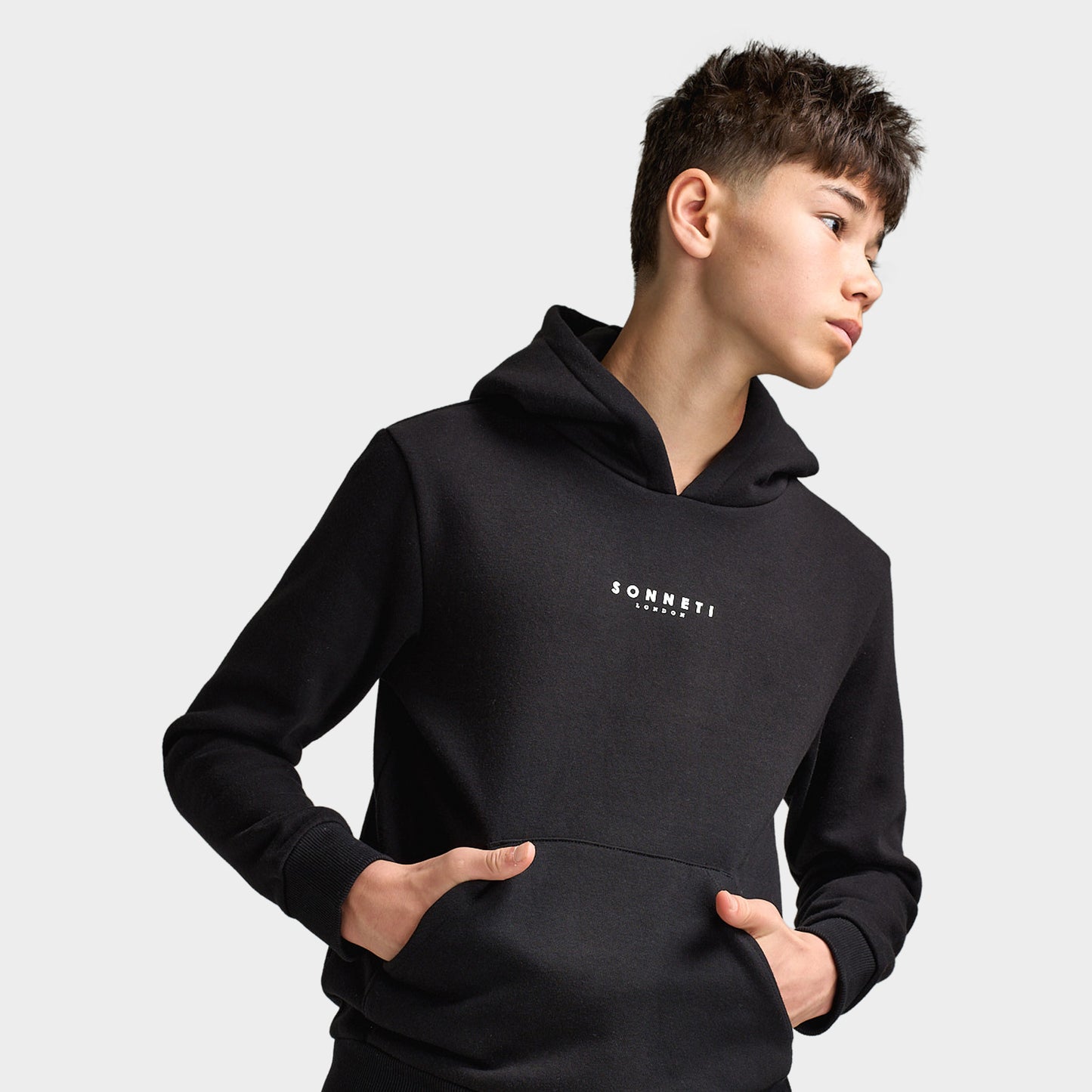 Sonneti Junior Boys' London Hoodie / Black