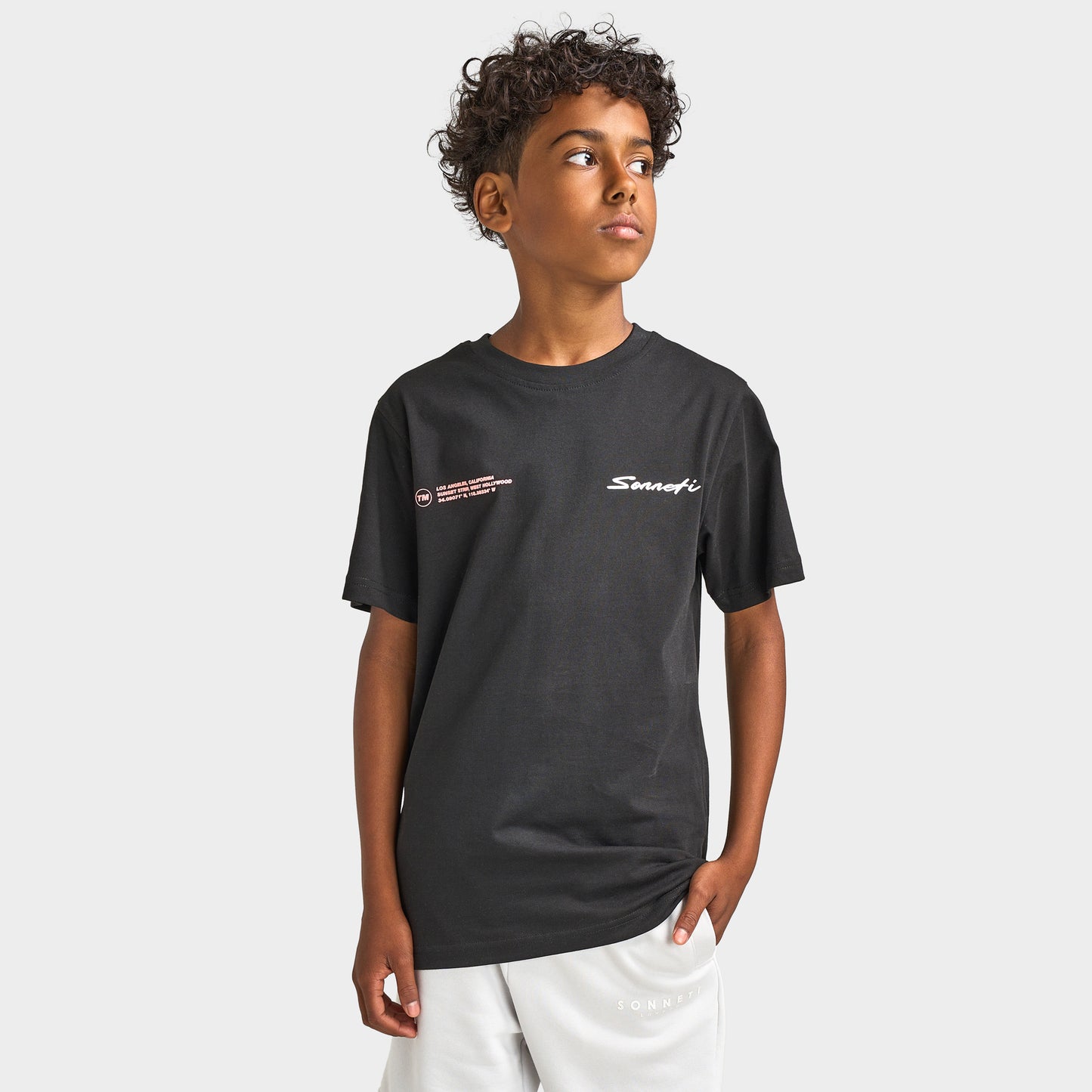 Sonneti Junior Boys' Photo T-Shirt / True Black