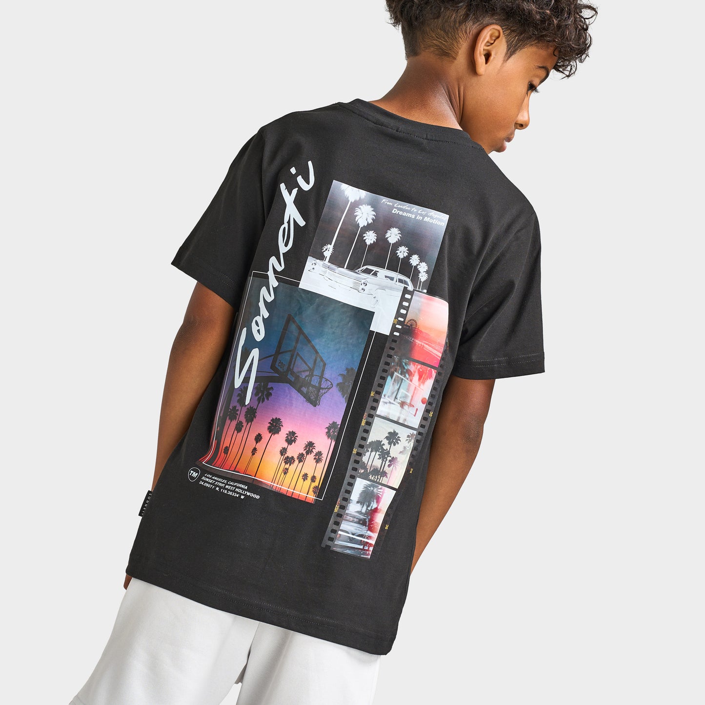 Sonneti Junior Boys' Photo T-Shirt / True Black