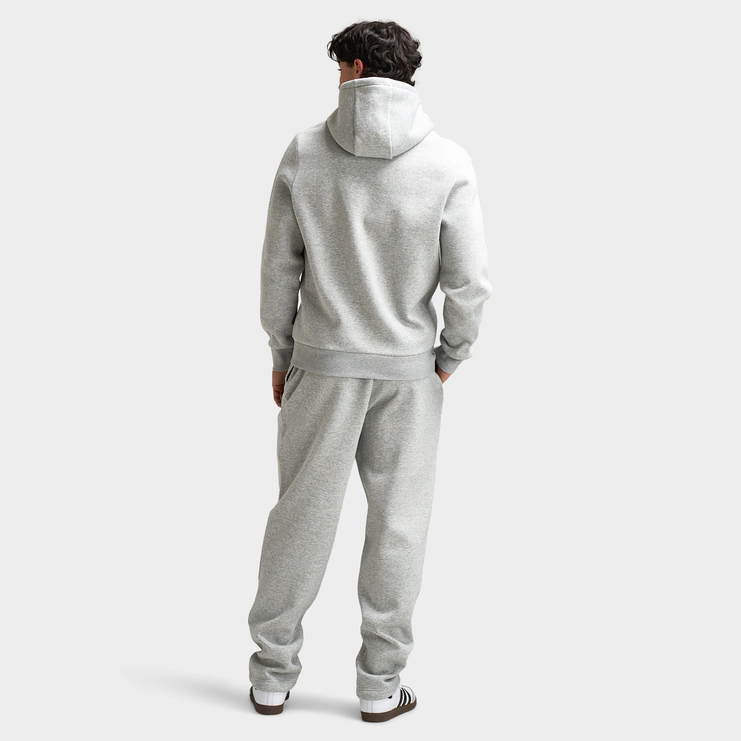 Sonneti London Full Zip Hoodie / Light Grey Marl