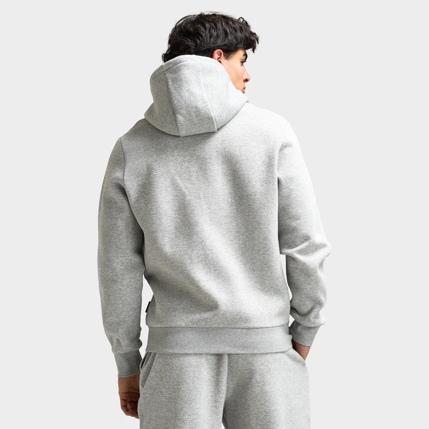 Sonneti London Full Zip Hoodie / Light Grey Marl