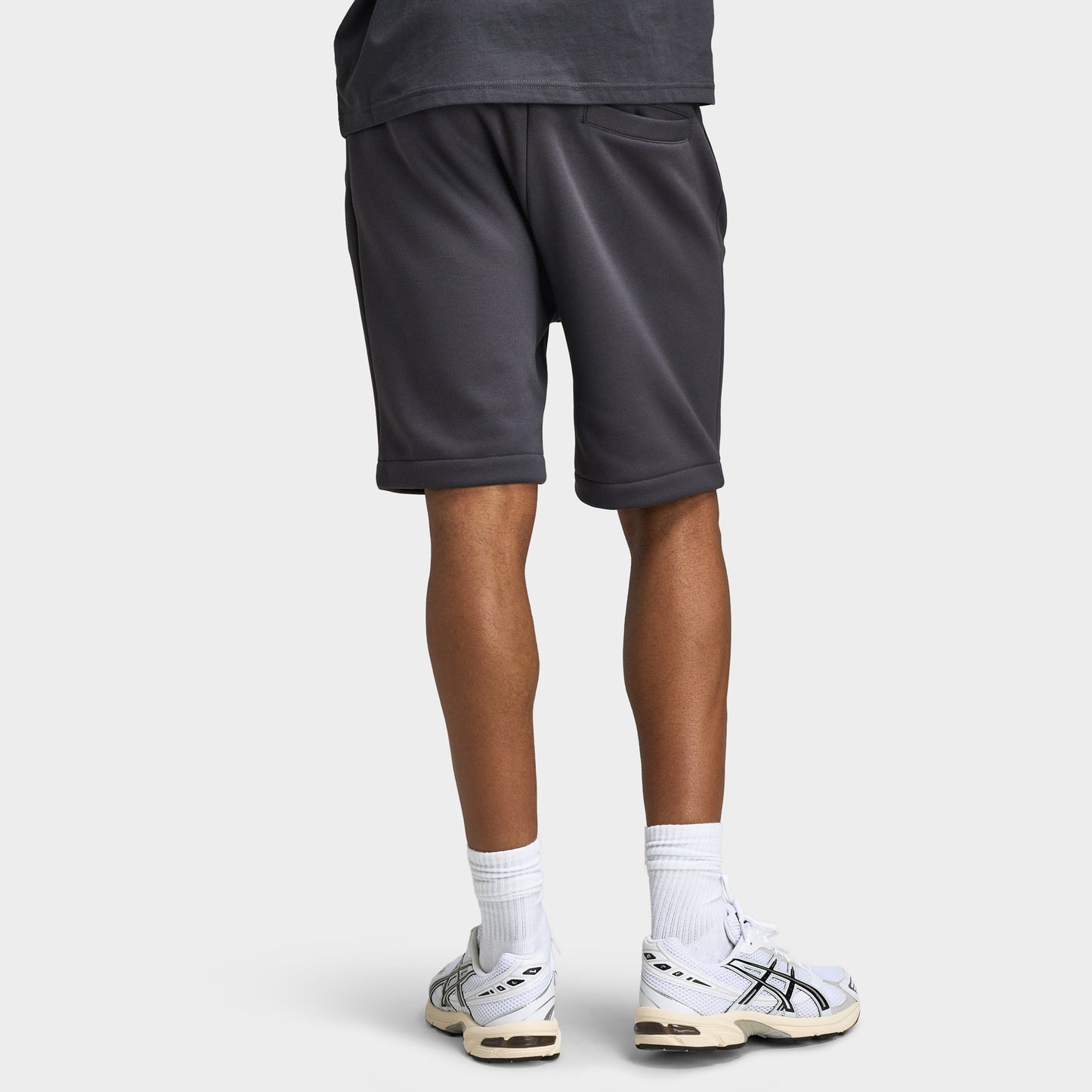 Fred Perry Stacked FLP Sweat Short / Anchor Grey