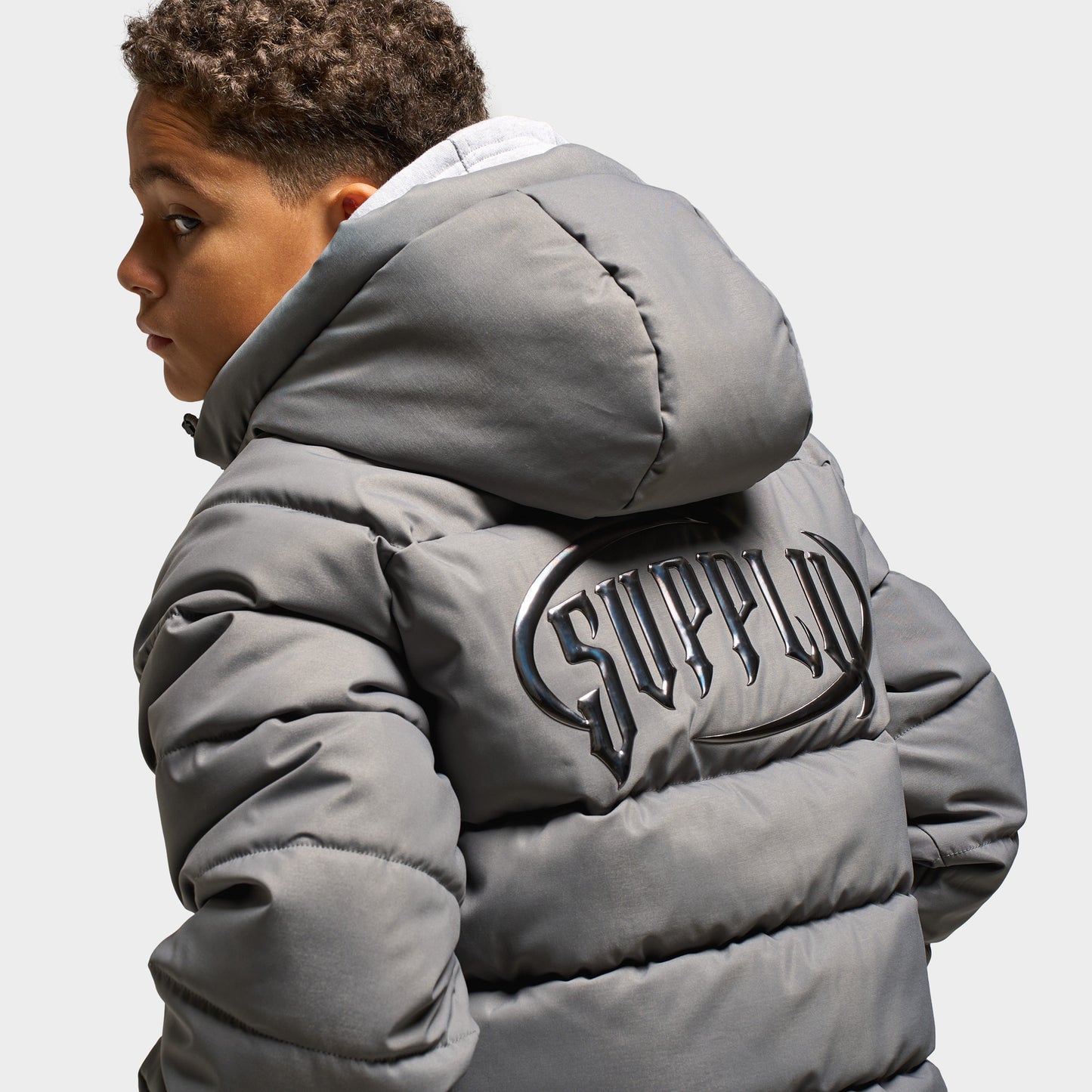 Supply & Demand Juniors' Hydro Padded Jacket / Dark Grey