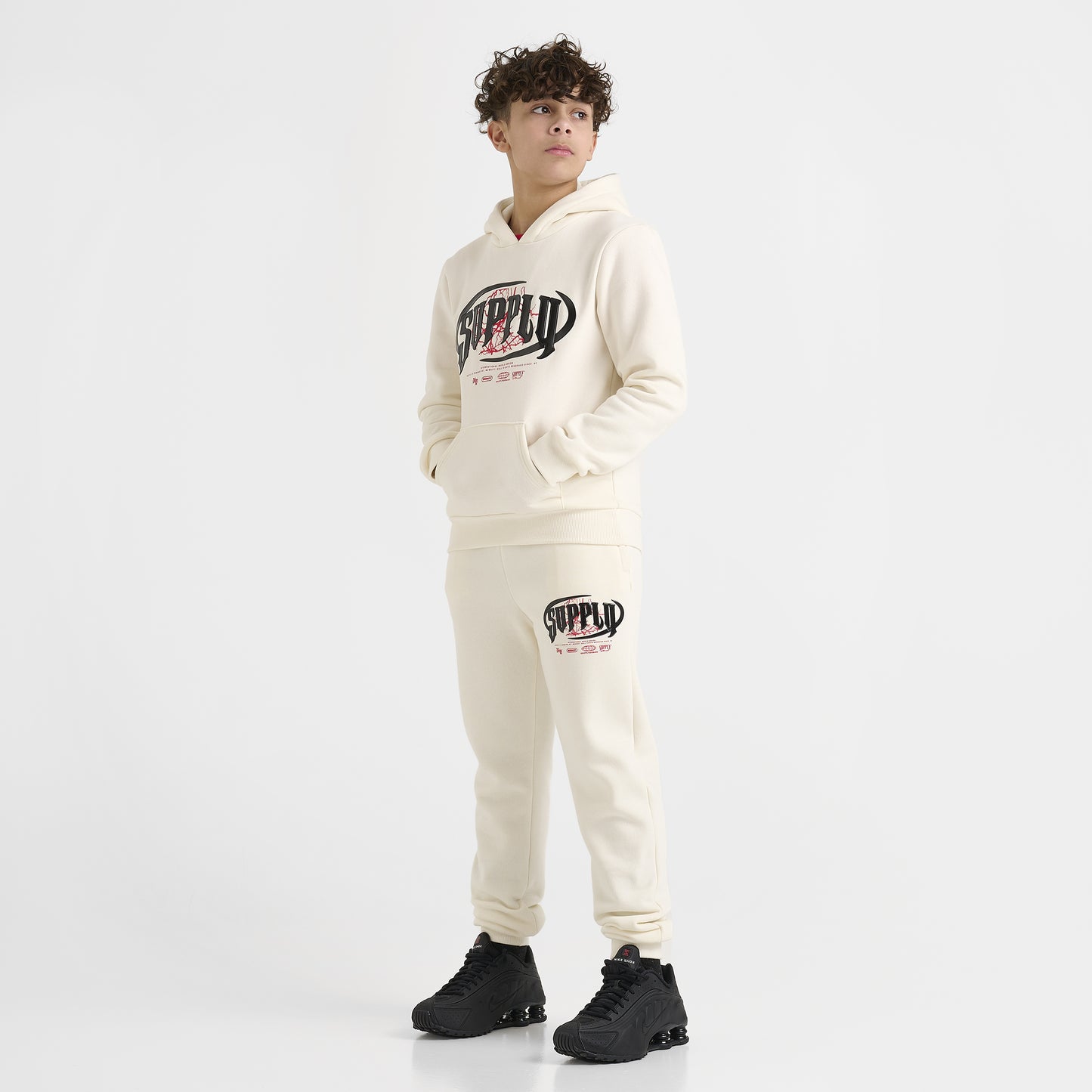 Supply & Demand Junior Boys' Chrome Jogger Pants Tofu / Chinese Red