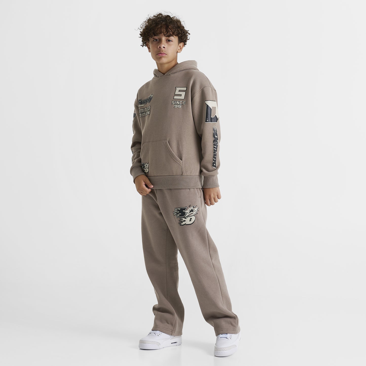 Supply & Demand Juniors' Urban Open Hem Pants / Driftwood