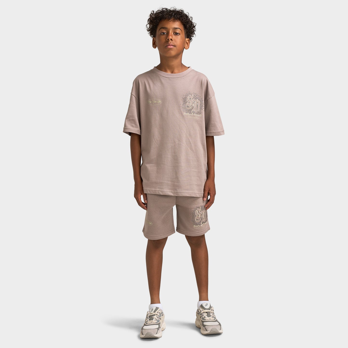 Supply & Demand Junior Garçons T-shirt Flinkley / Bois Flotté
