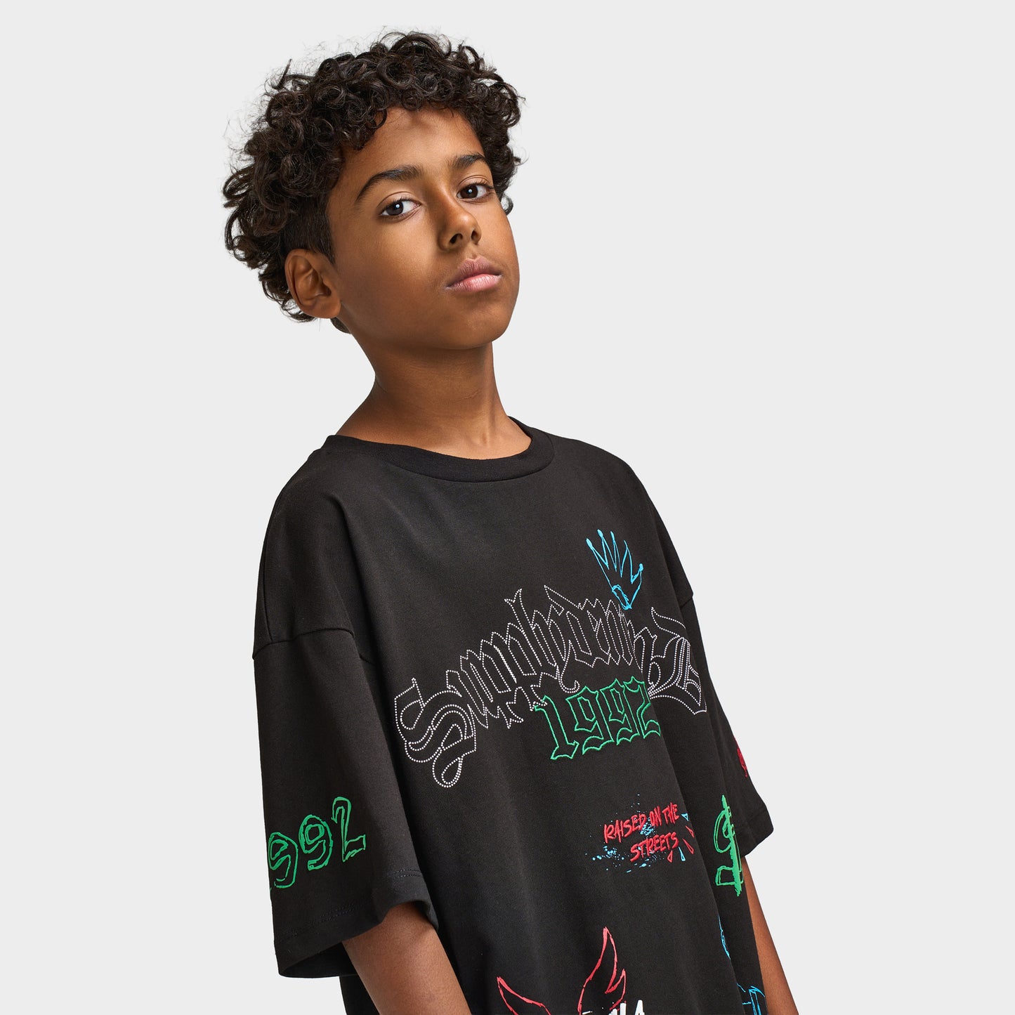 Supply & Demand Junior T-shirt Scratch / Noir