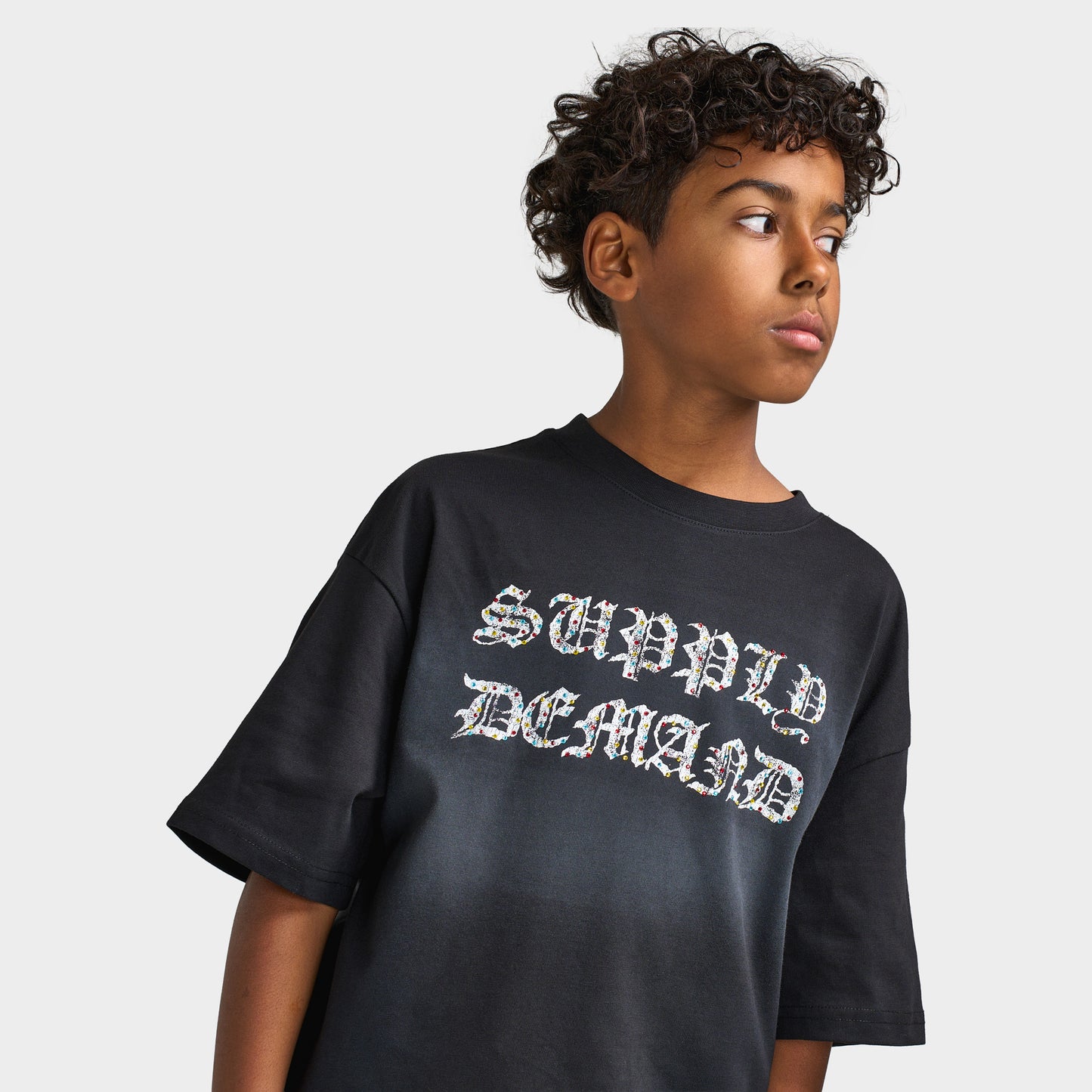 Supply & Demand T-shirt Pailleté Junior / Noir