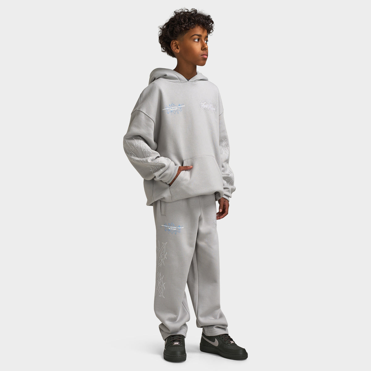 Supply & Demand Junior Chandail à Capuchon Craze / Gris
