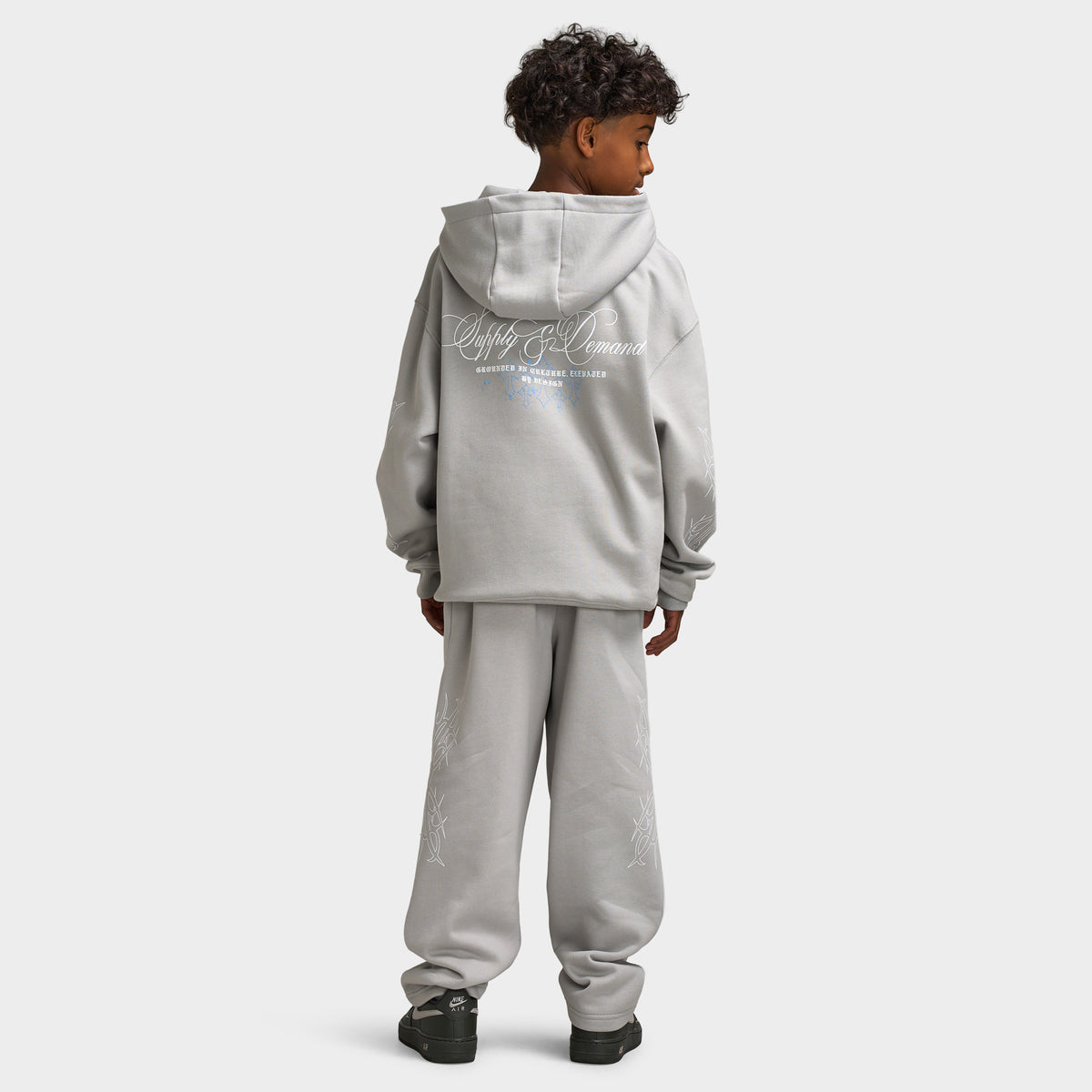 Supply & Demand Junior Chandail à Capuchon Craze / Gris
