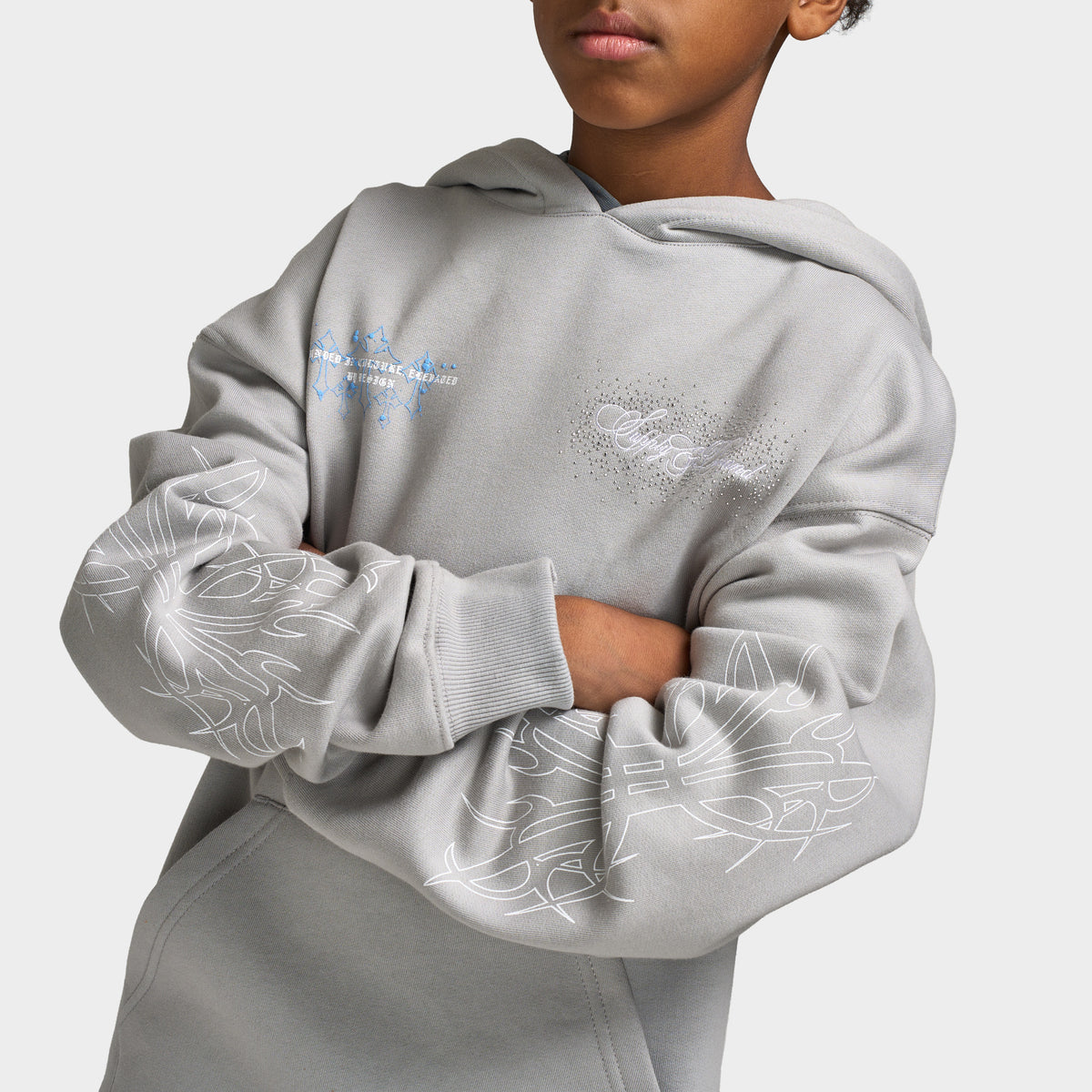 Supply & Demand Junior Chandail à Capuchon Craze / Gris
