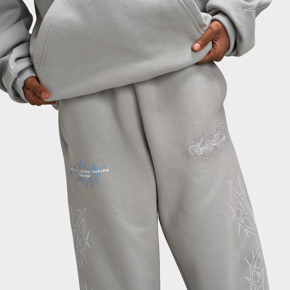 Supply & Demand Junior Pantalon Jogger en Molleton Craze / Gris
