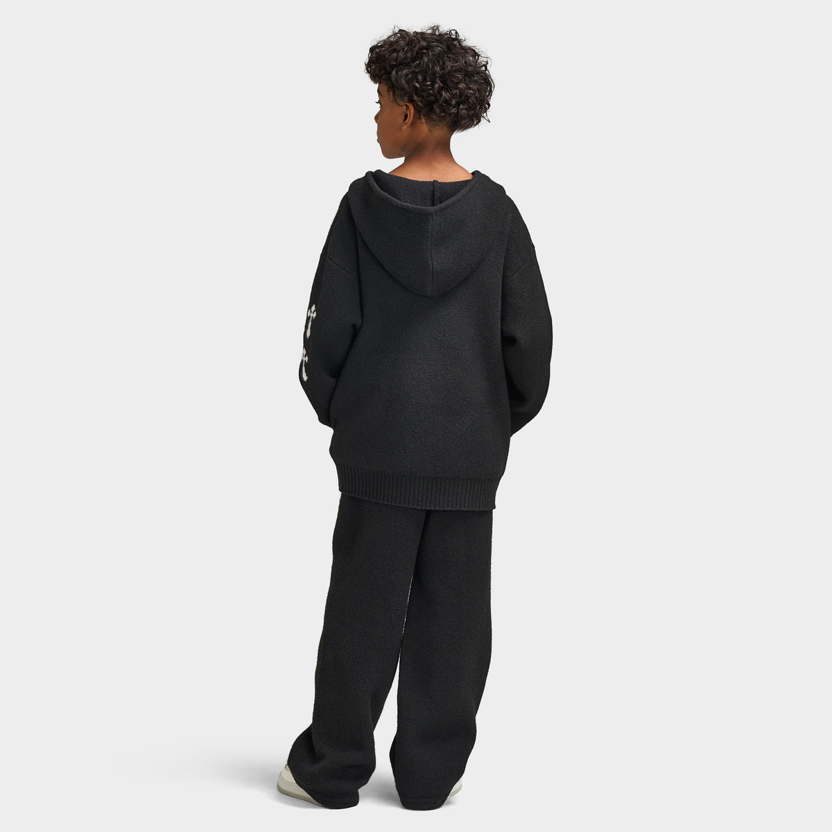 Supply & Demand Juniors' Rustic Knit Hoodie / Black