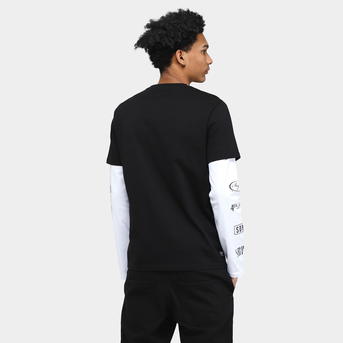 Supply Demand Hogan Long Sleeve T shirt Black