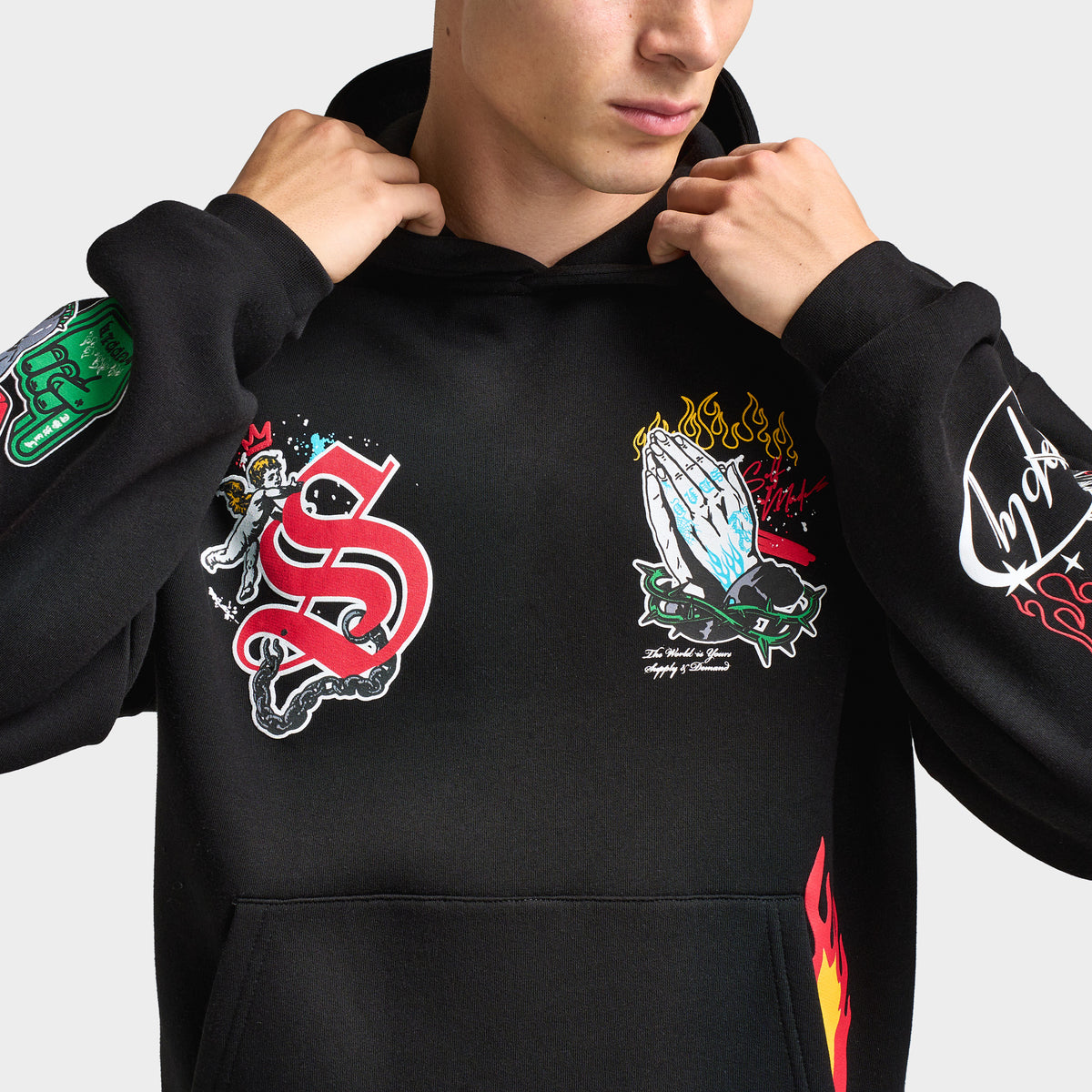 Supply & Demand Maples Hoodie / Black | JD Sports