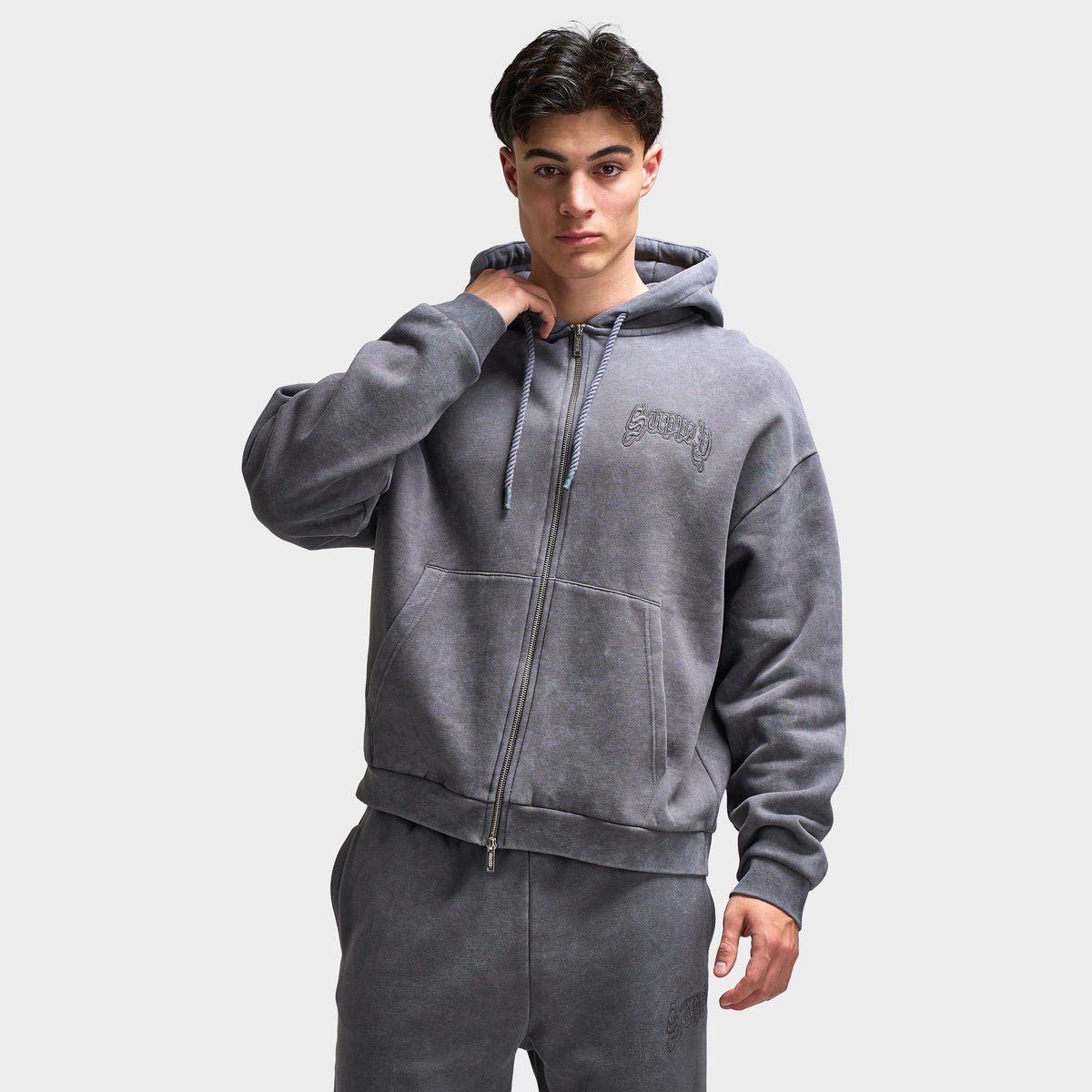 トップス NO MASS PROD GLMNST zip up hoodie トップス NO MASS PROD GLMNST zip up hoodie