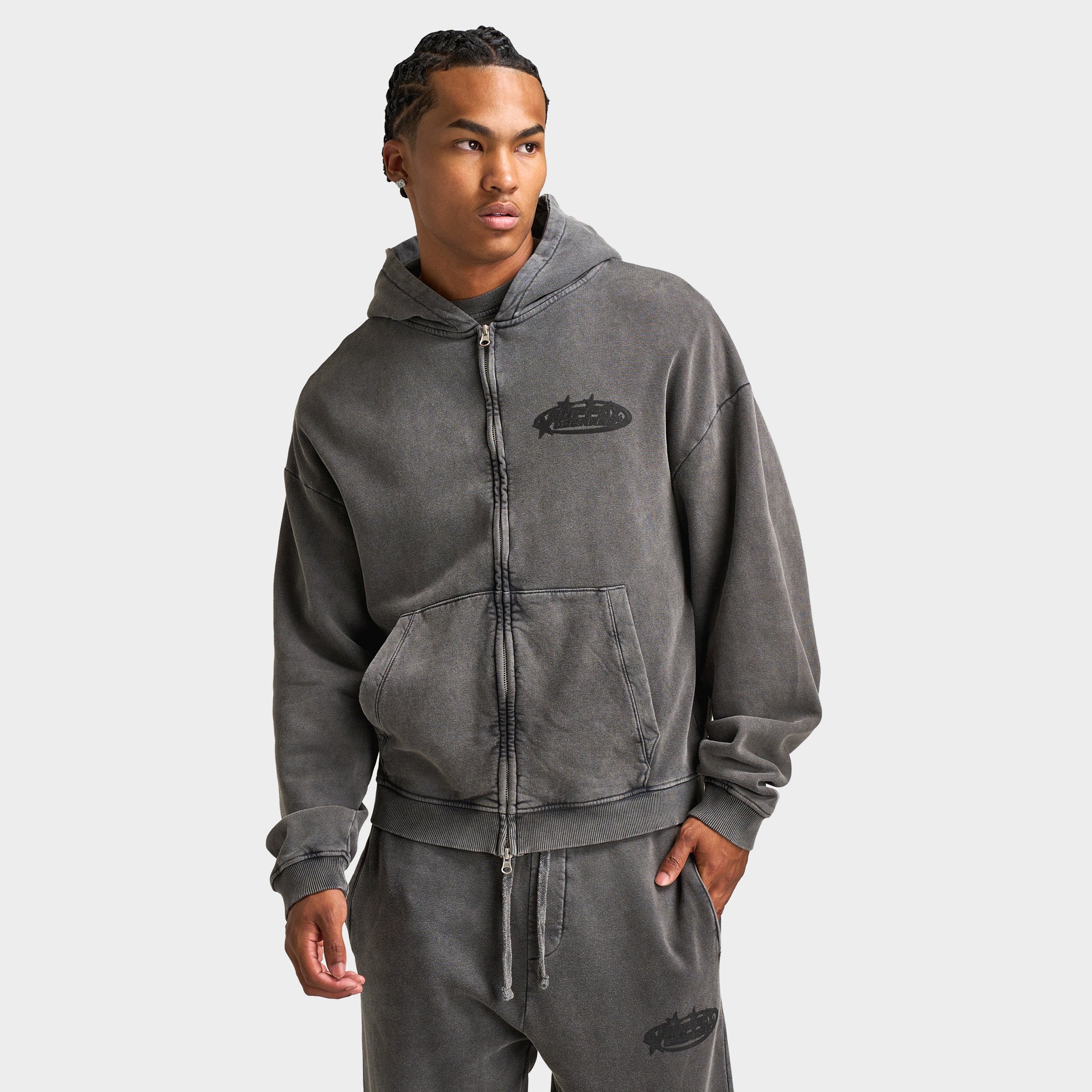 HYSFORM TIME PIECE ZIP HOODIE ブラック SUPTM17958007_supply___demand_