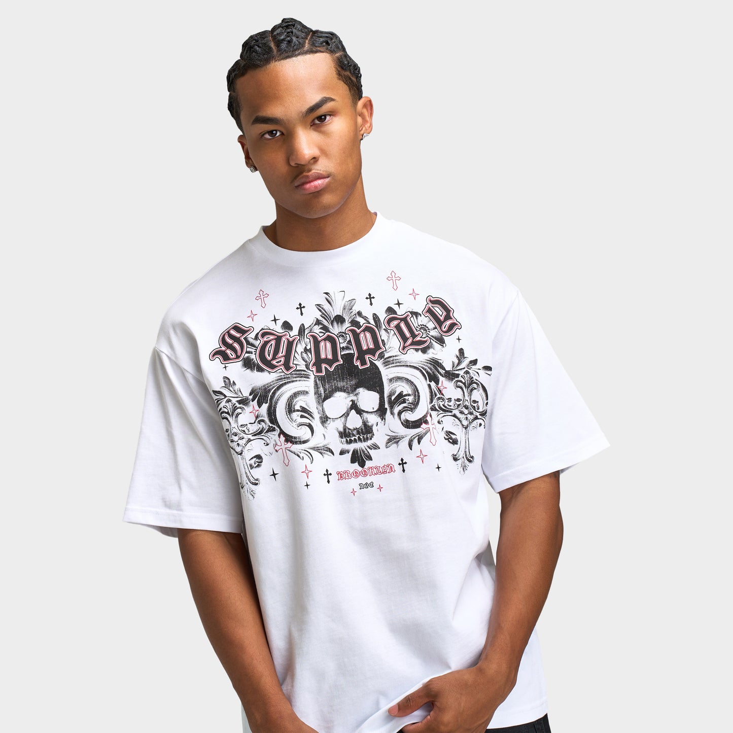 Supply & Demand Kukri t-shirt / Optic Blanc