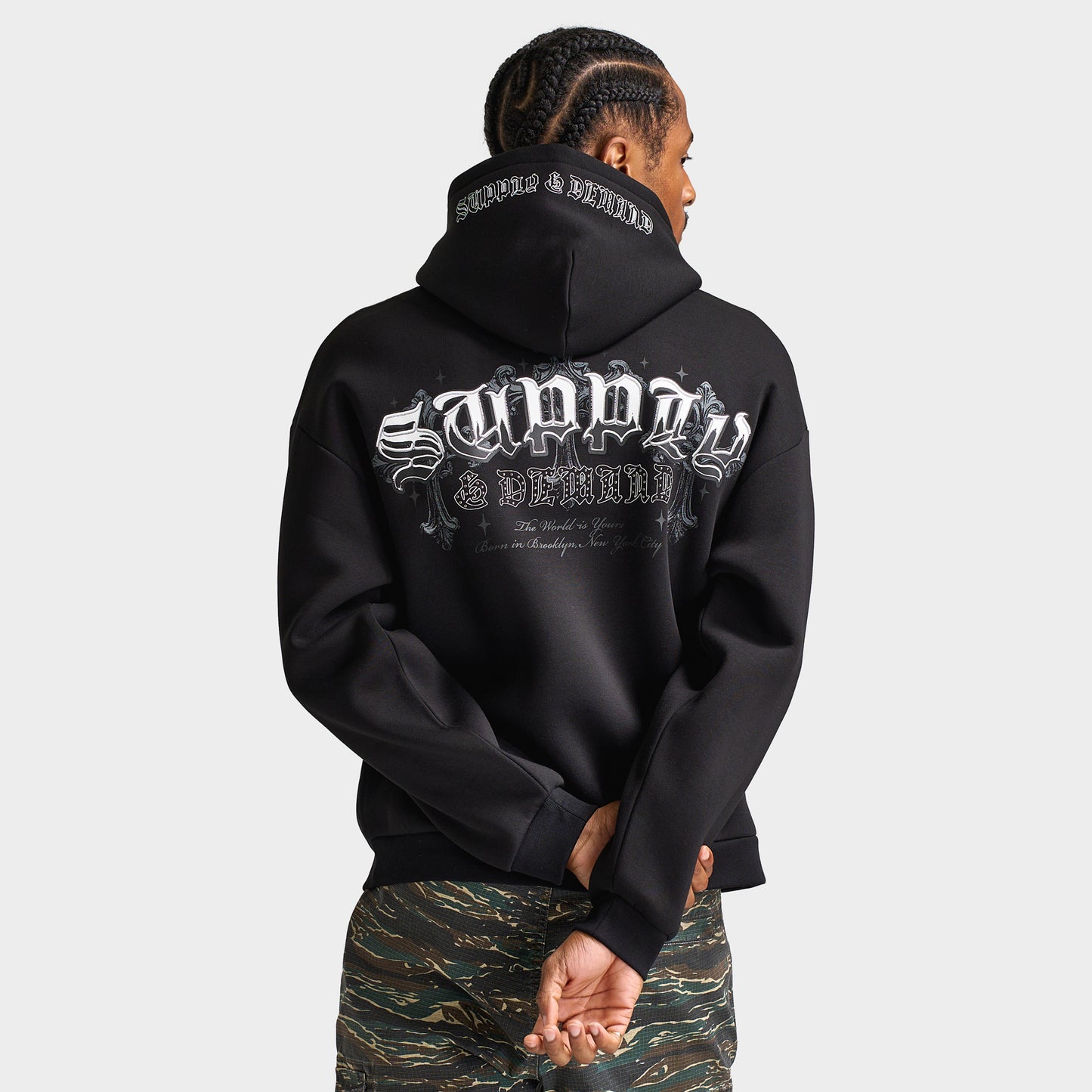 Supply & Demand Lamar Chandail à Capuchon / Noir