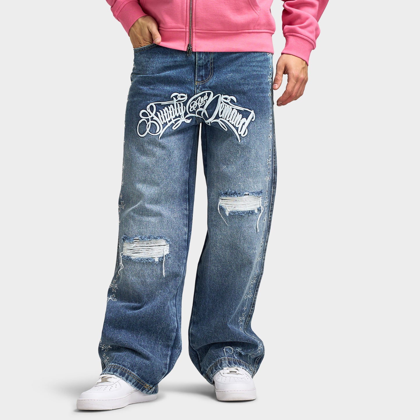 Supply & Demand Cholo Jean / Light Blue Wash Denim