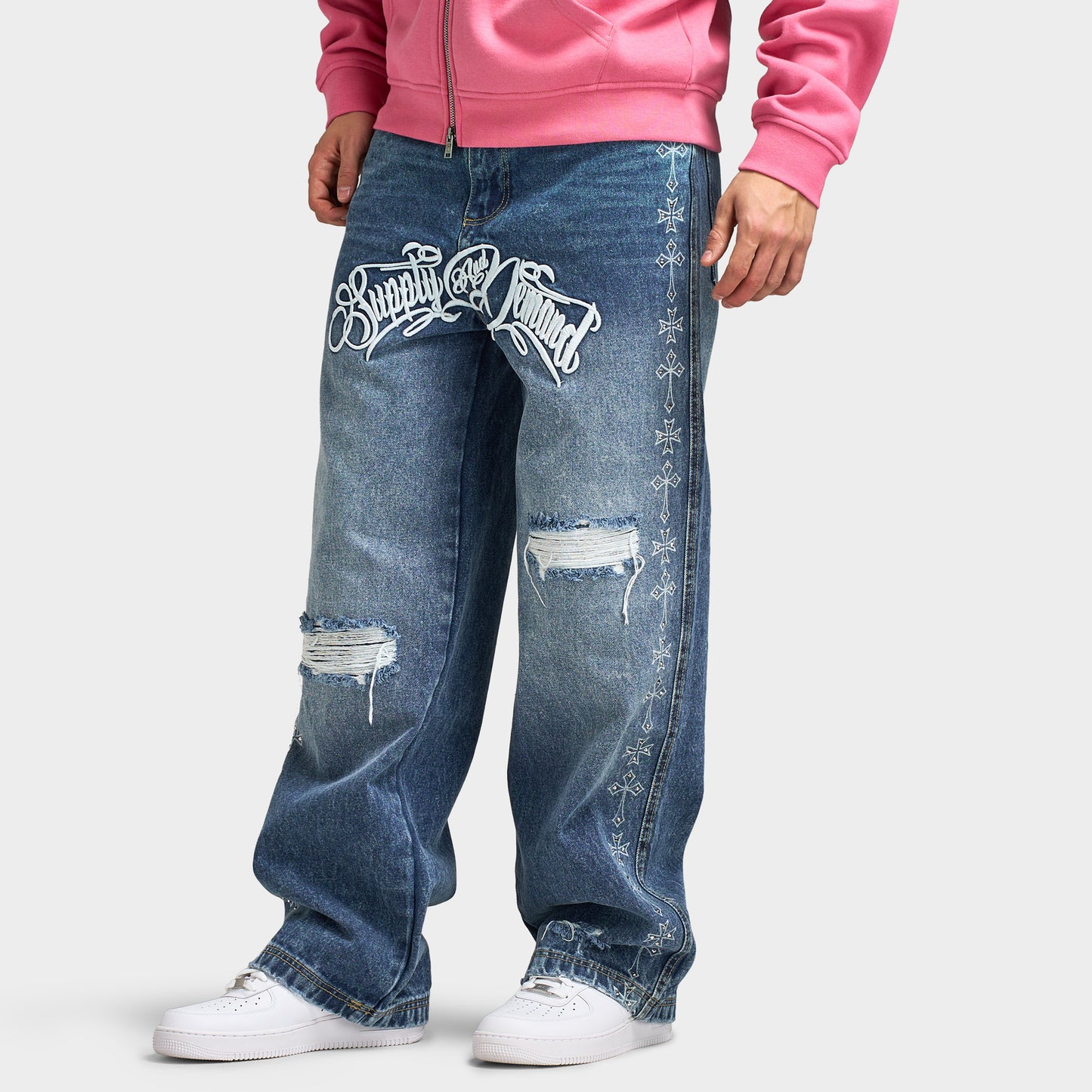 Supply & Demand Cholo Jean / Light Blue Wash Denim