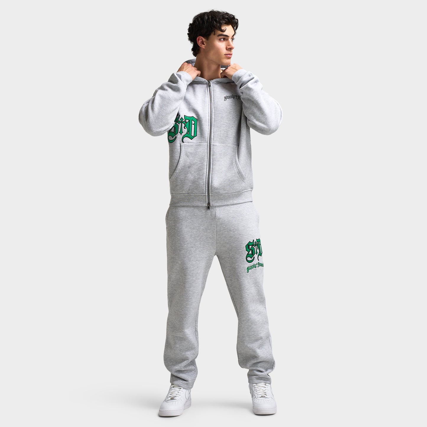 Supply & Demand Atomic Joggers / Light Grey Marl